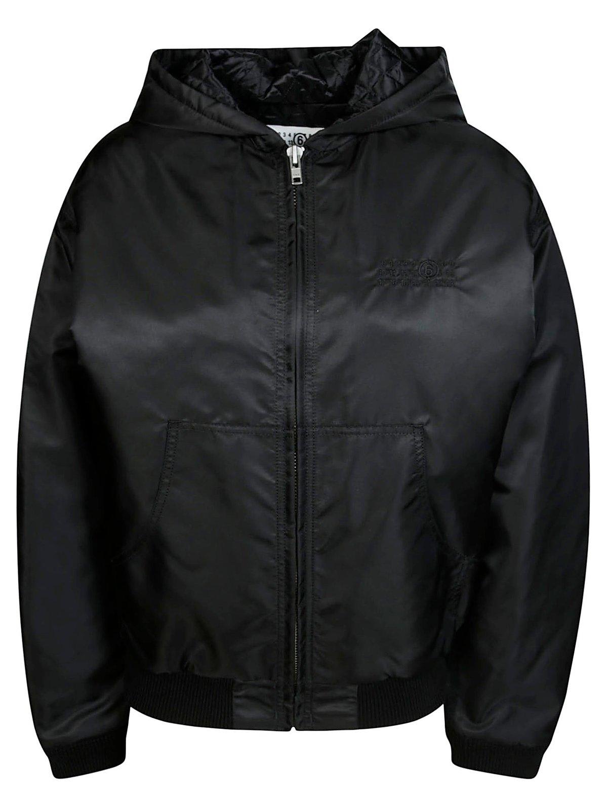 MM6 Maison Margiela Zip-up Hooded Jacket