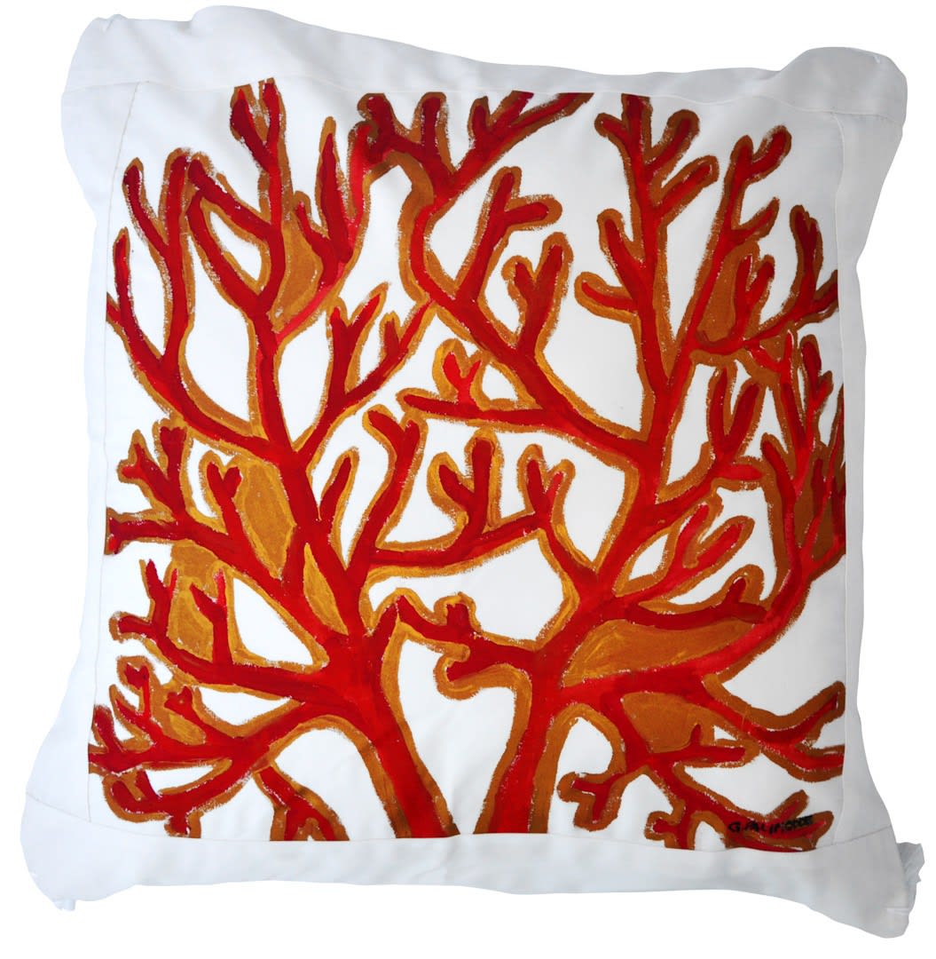 Le Botteghe su Gologone Hand Painted Cushions 100x100 Cm