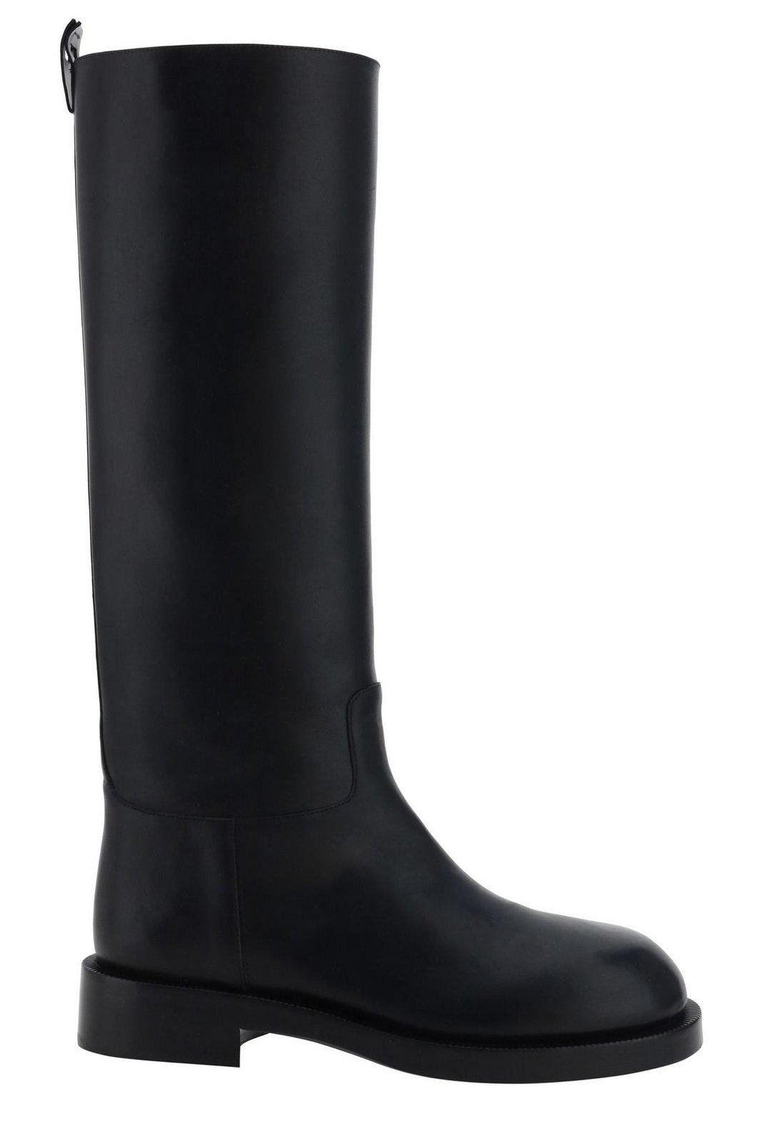 Paco Rabanne Round Toe Knee-high Boots