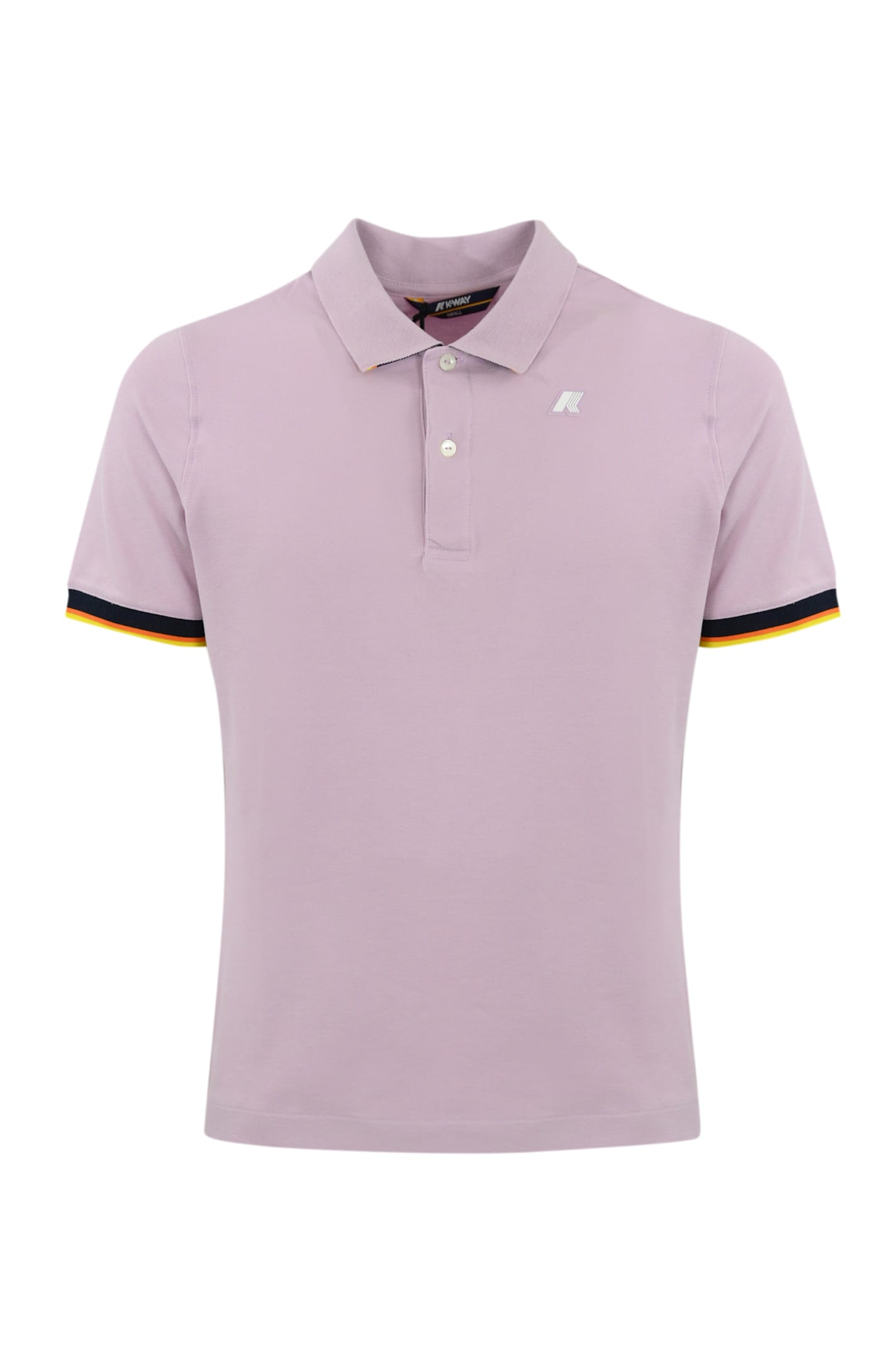 K-Way Vincent Piquet Polo Shirt In Cotton