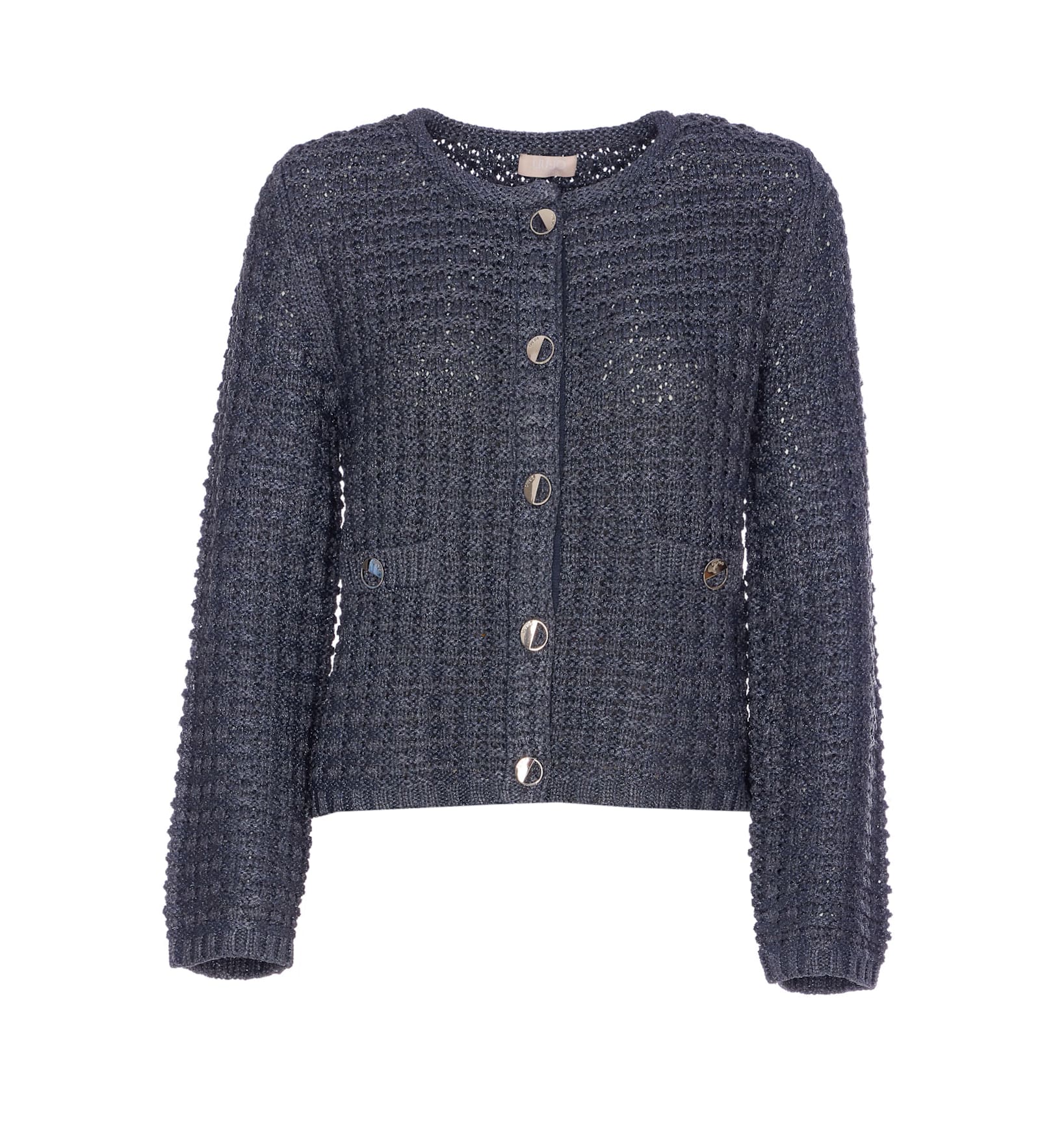 Liu-Jo Knitted Lurex Jacket