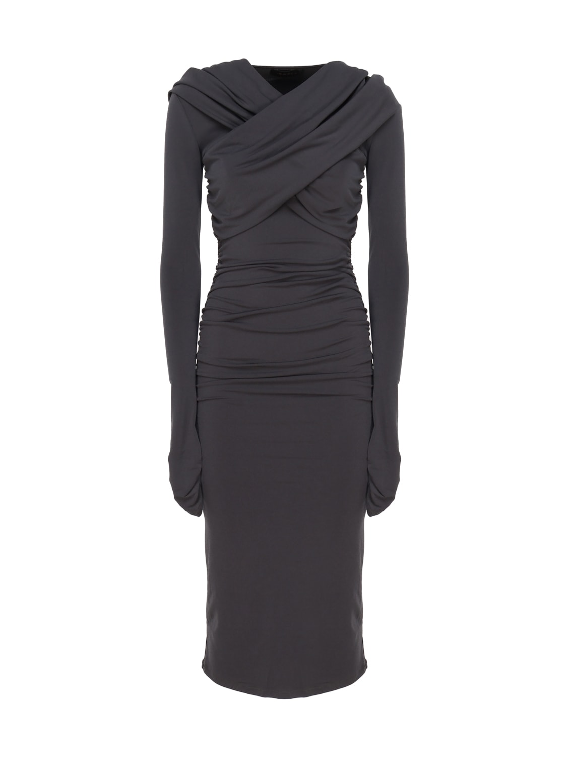 The Andamane Fitted Dress With Hood