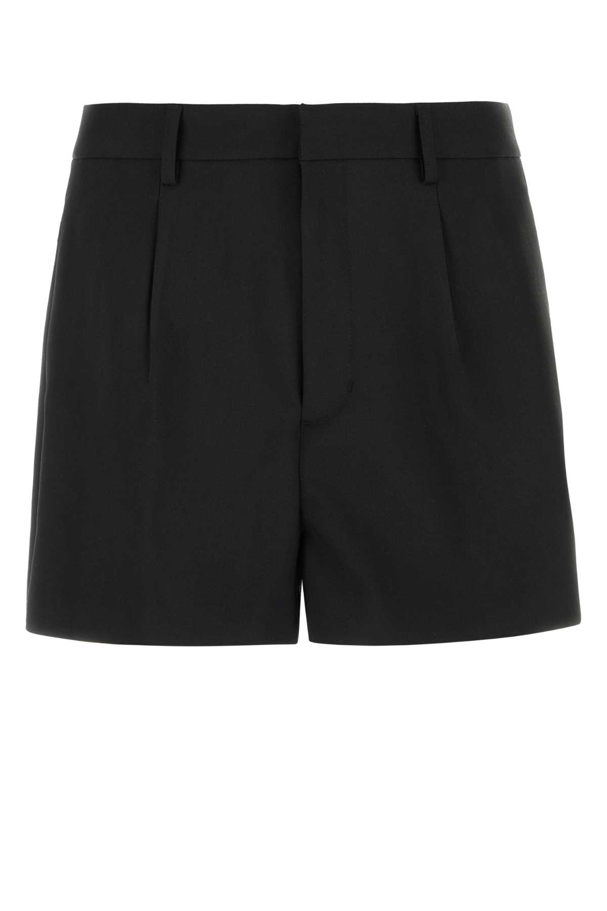 Entire Studios Black Stretch Polyester Puny Shorts