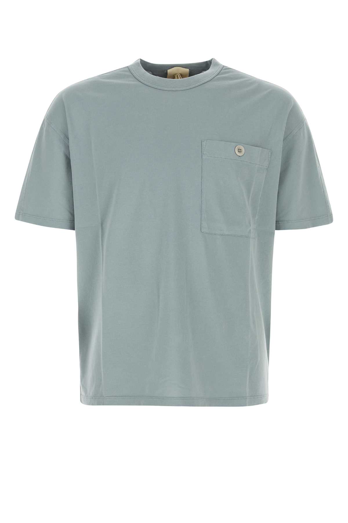Ten C Powder Blue Cotton T-shirt