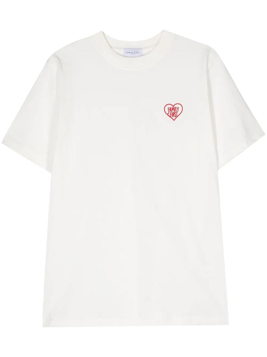 Family First Heart T-Shirt Clothing