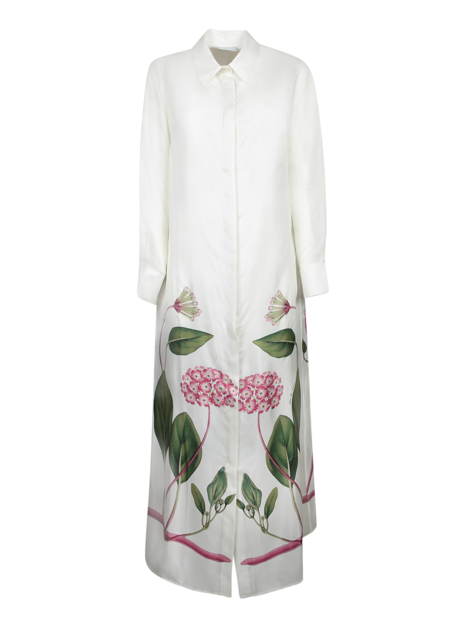 Pierre-Louis Mascia Floral Chemisier White-pink Dress
