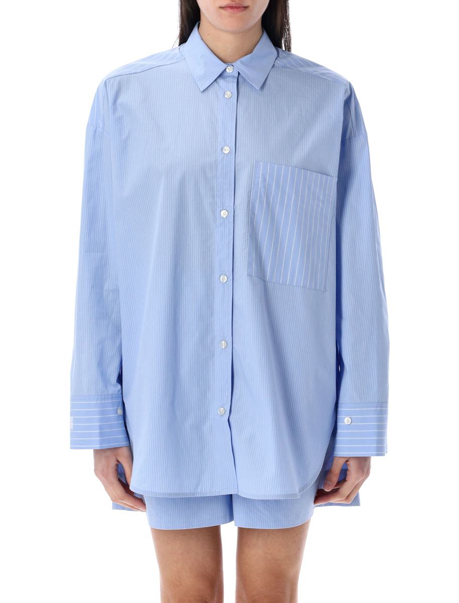 By Malene Birger Derris Organic Cotton Striped Shirt