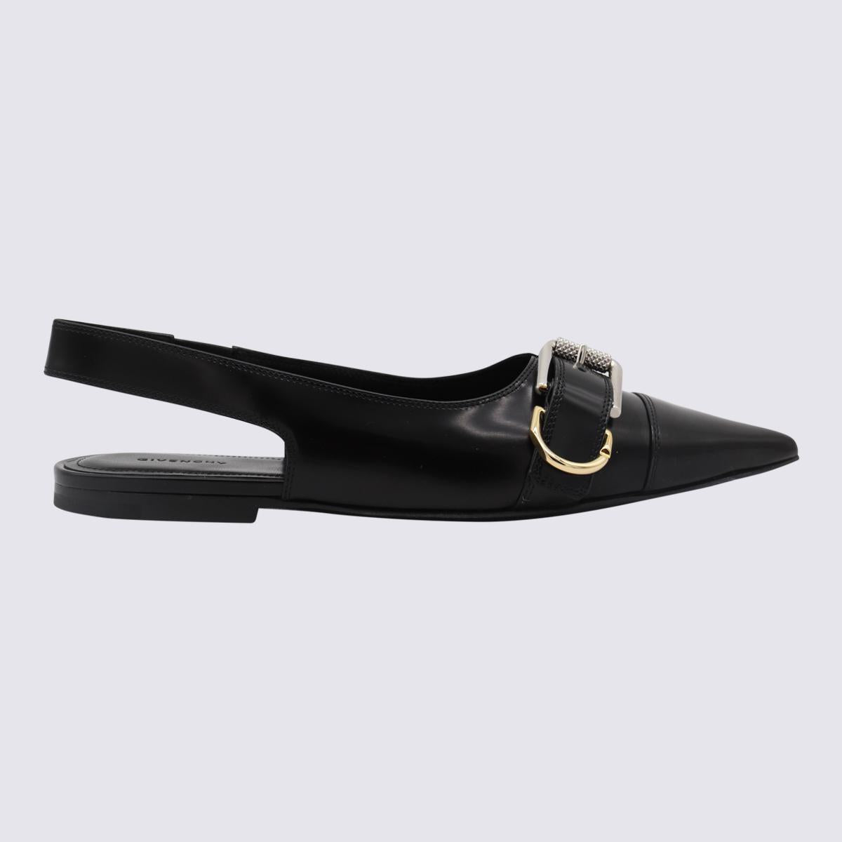 Givenchy Black Leather Flats