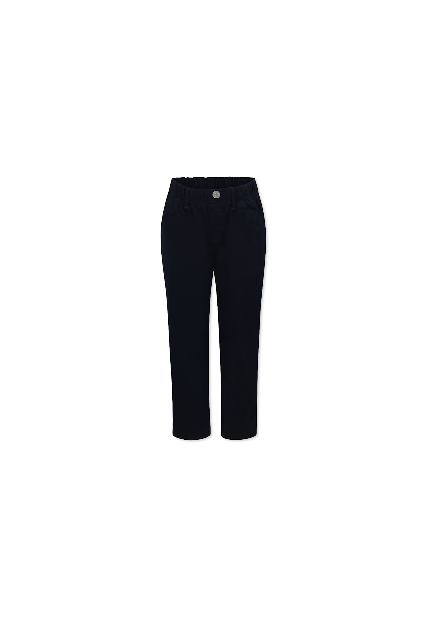 Tommy Hilfiger Blue Trousers For Boy With Logo