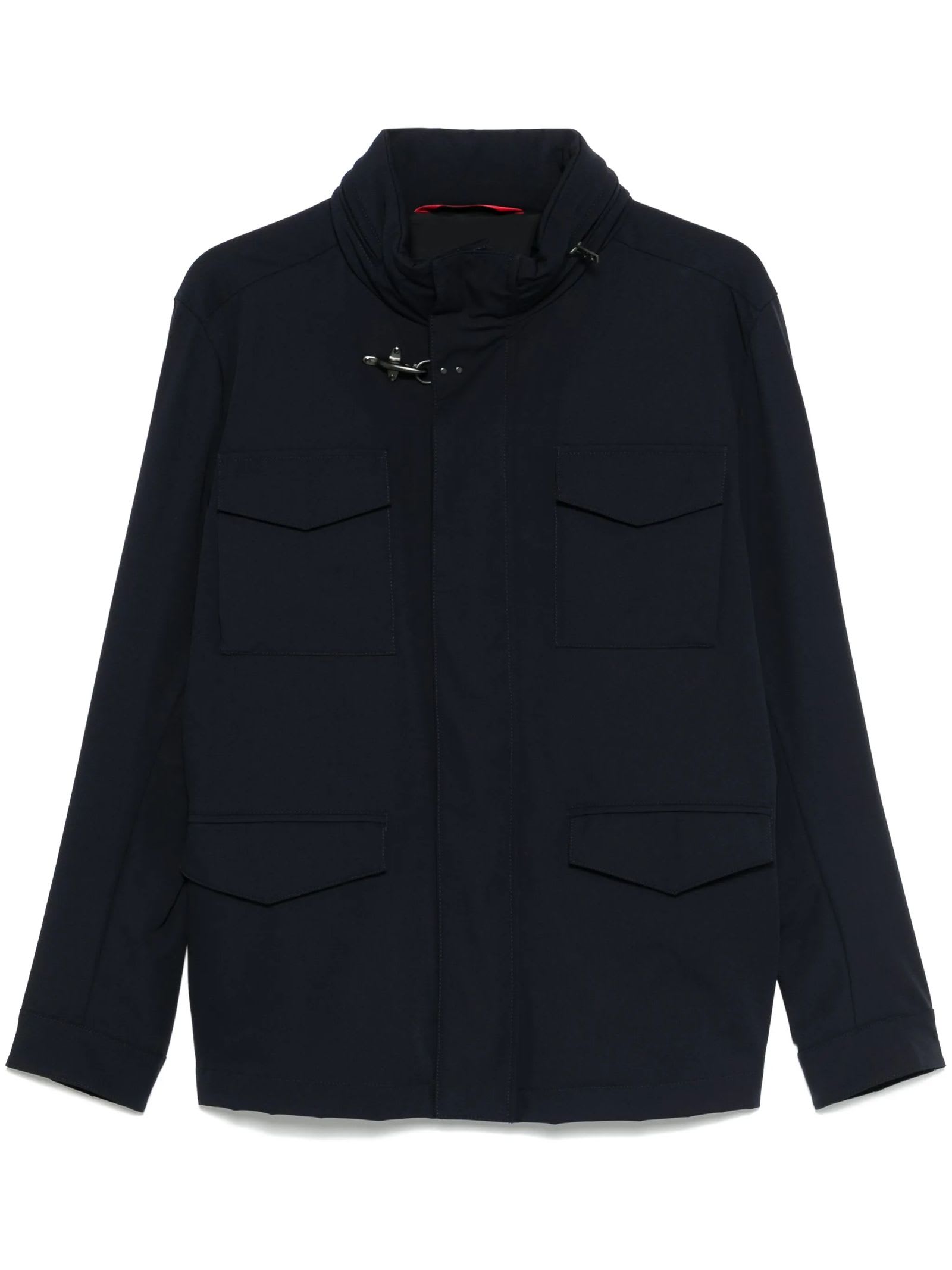 Fay Short Nylon Stretch Field Jacket