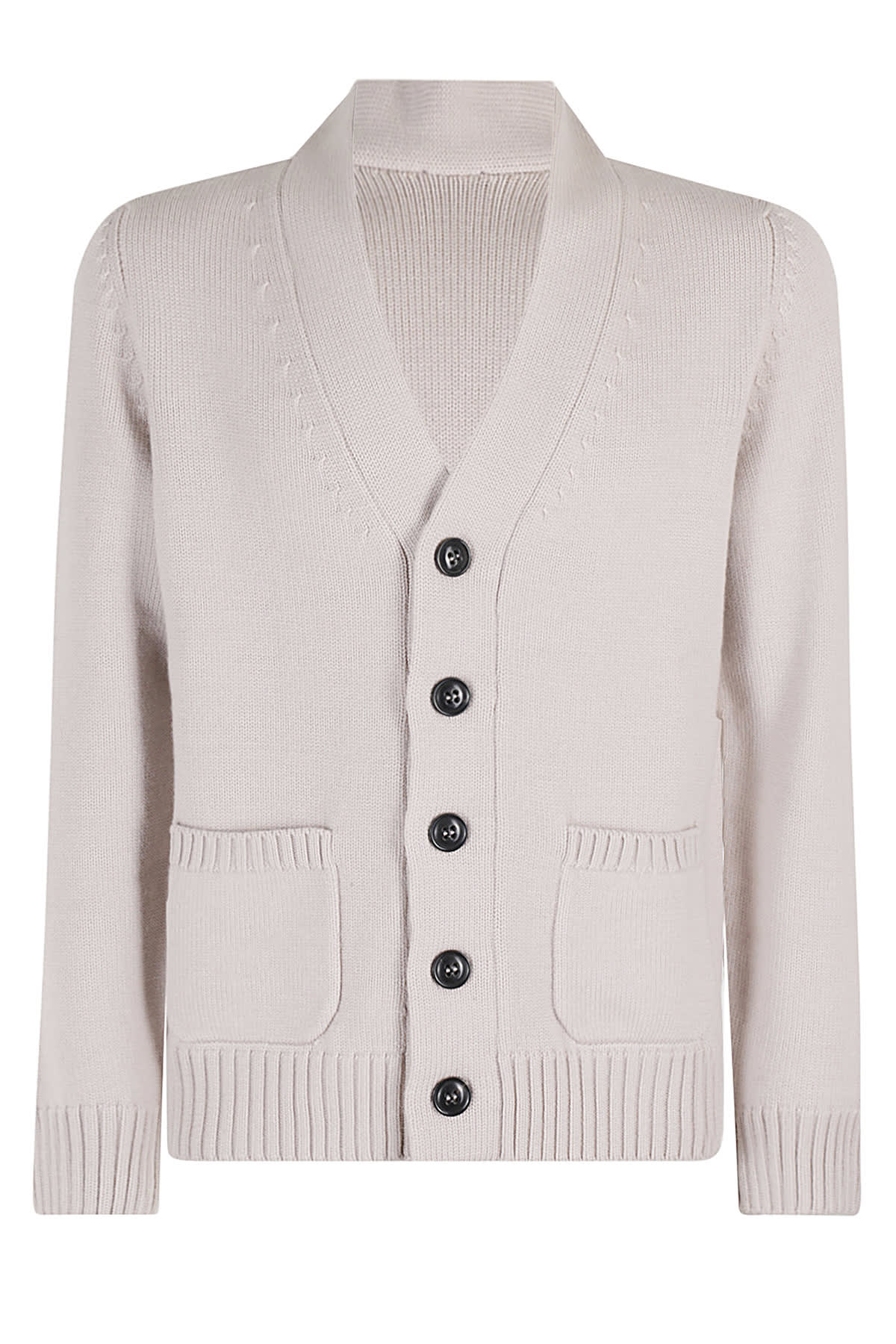 Drumohr Cardigan Lana Merinos Doppio Filo