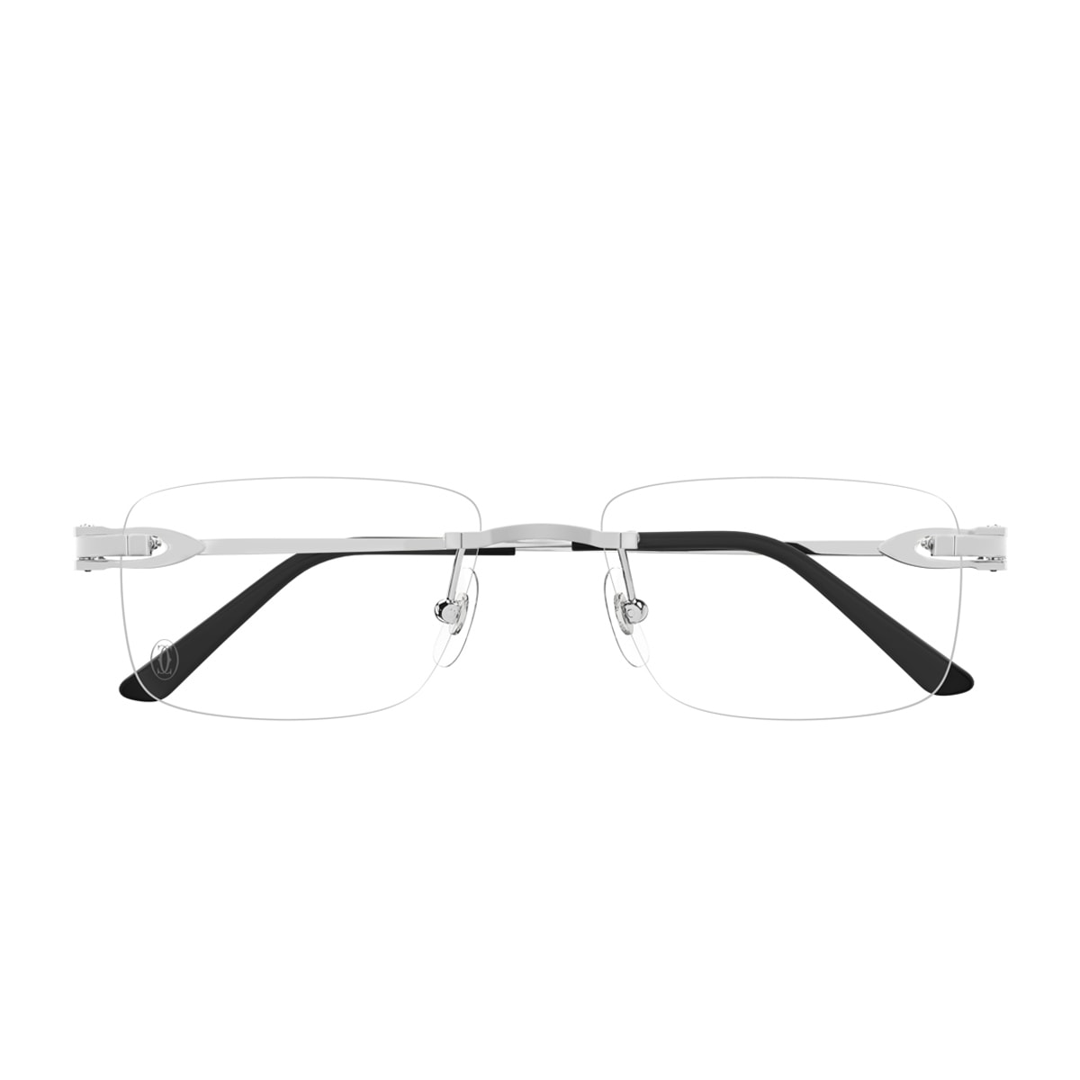 Cartier Eyewear Cartier Ct0521o C De Cartier 002 Silver Glasses
