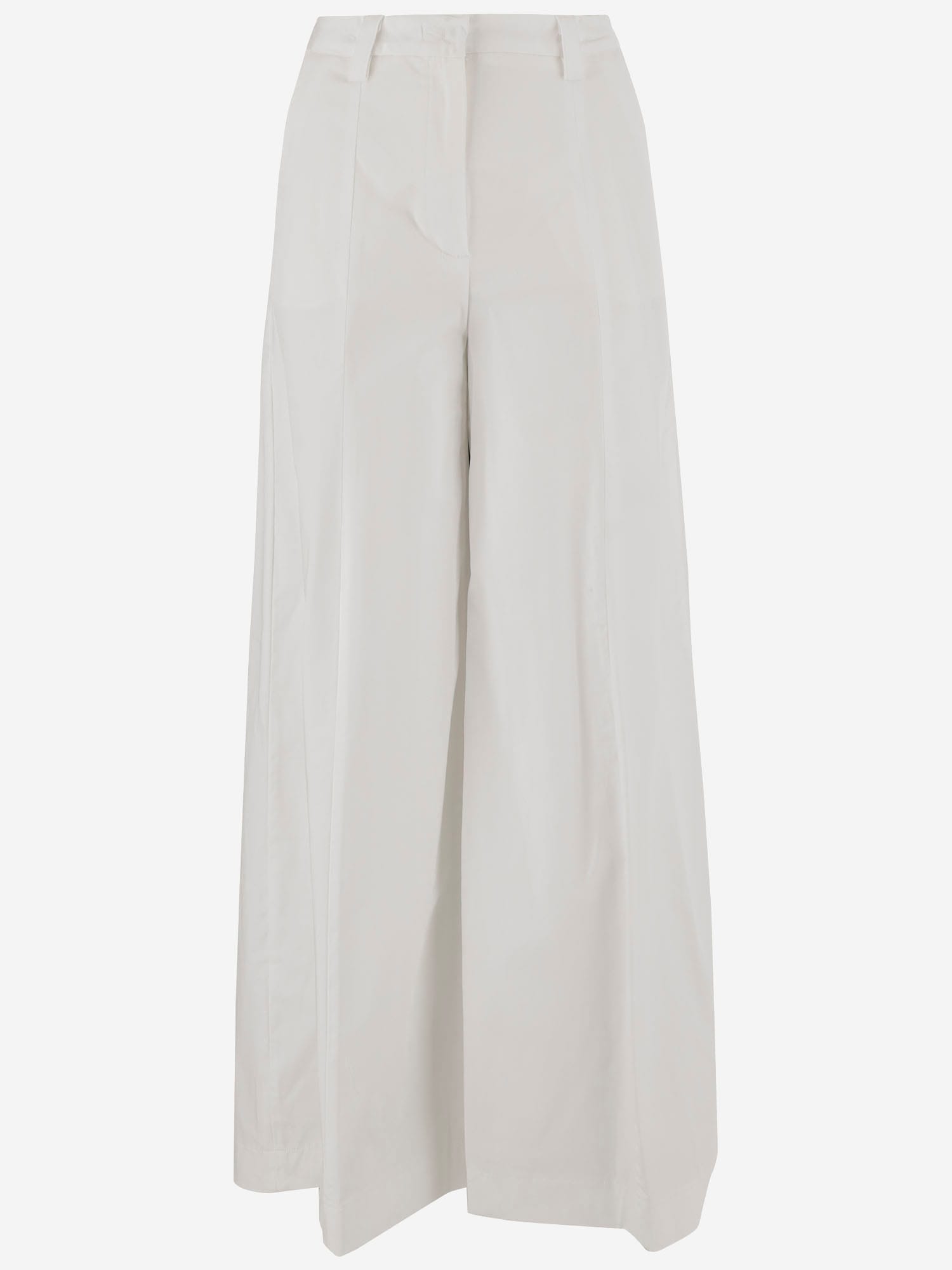 TheLatest Stretch Cotton Palazzo Pants