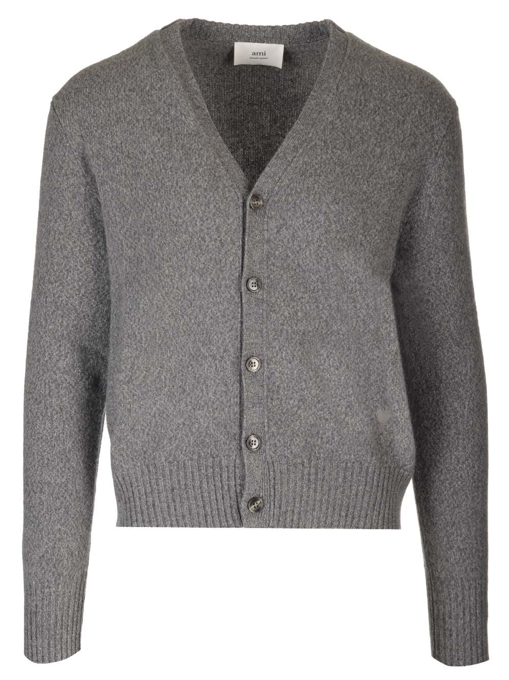 Ami Alexandre Mattiussi Cashmere And Wool Cardigan