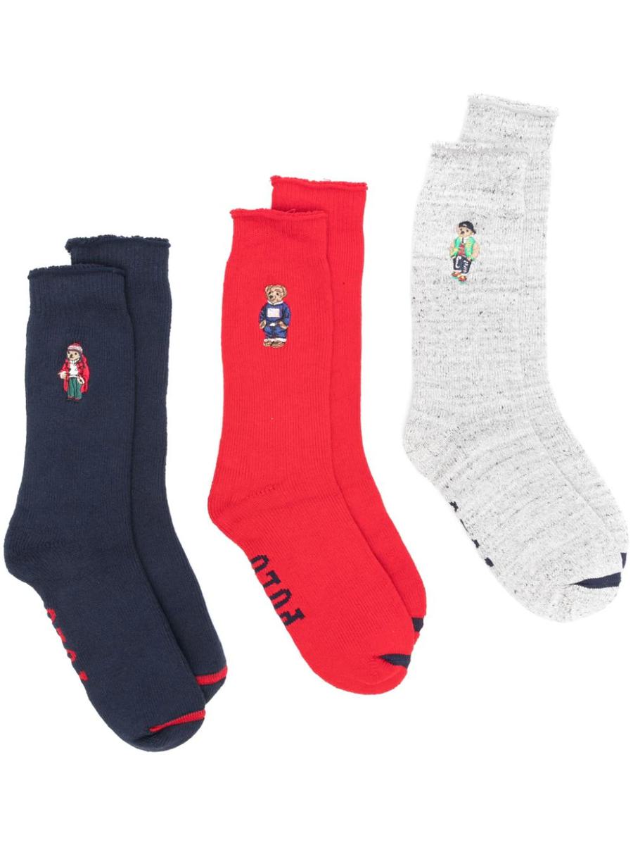 Polo Ralph Lauren Bears Gift Box Crew Socks Accessories