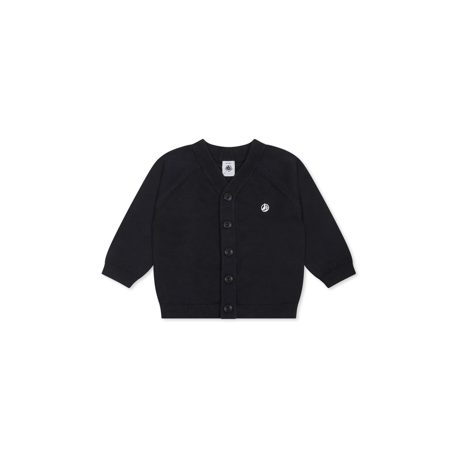 Petit Bateau Blue Cardigan For Baby Boy