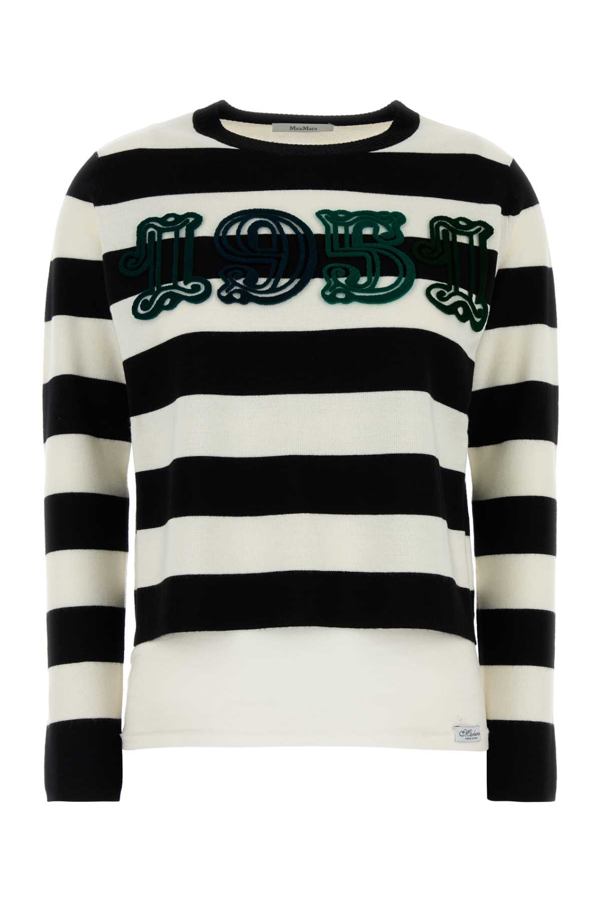 Max Mara Embroidered Wool Viterbo Sweater