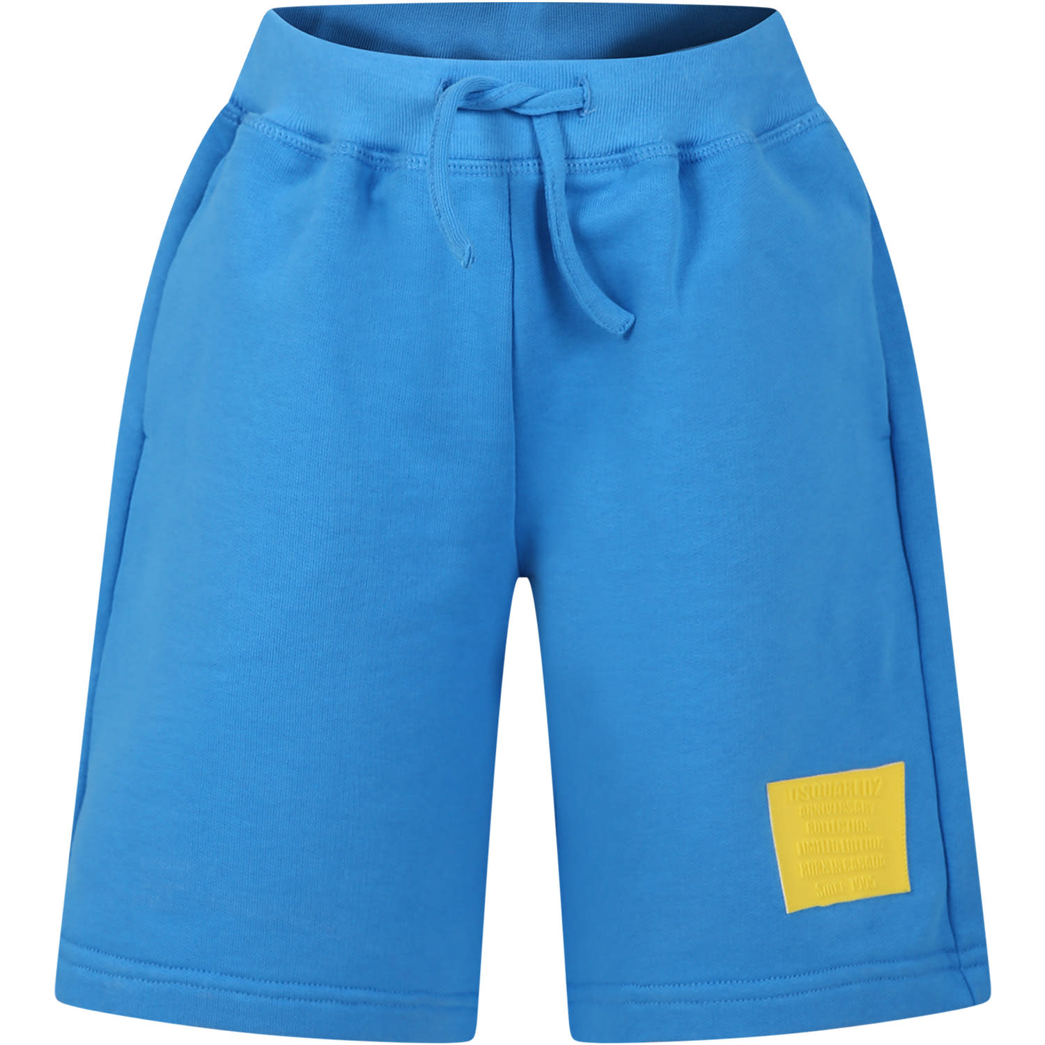 Dsquared2 Light Blue Sports Shorts For Boy