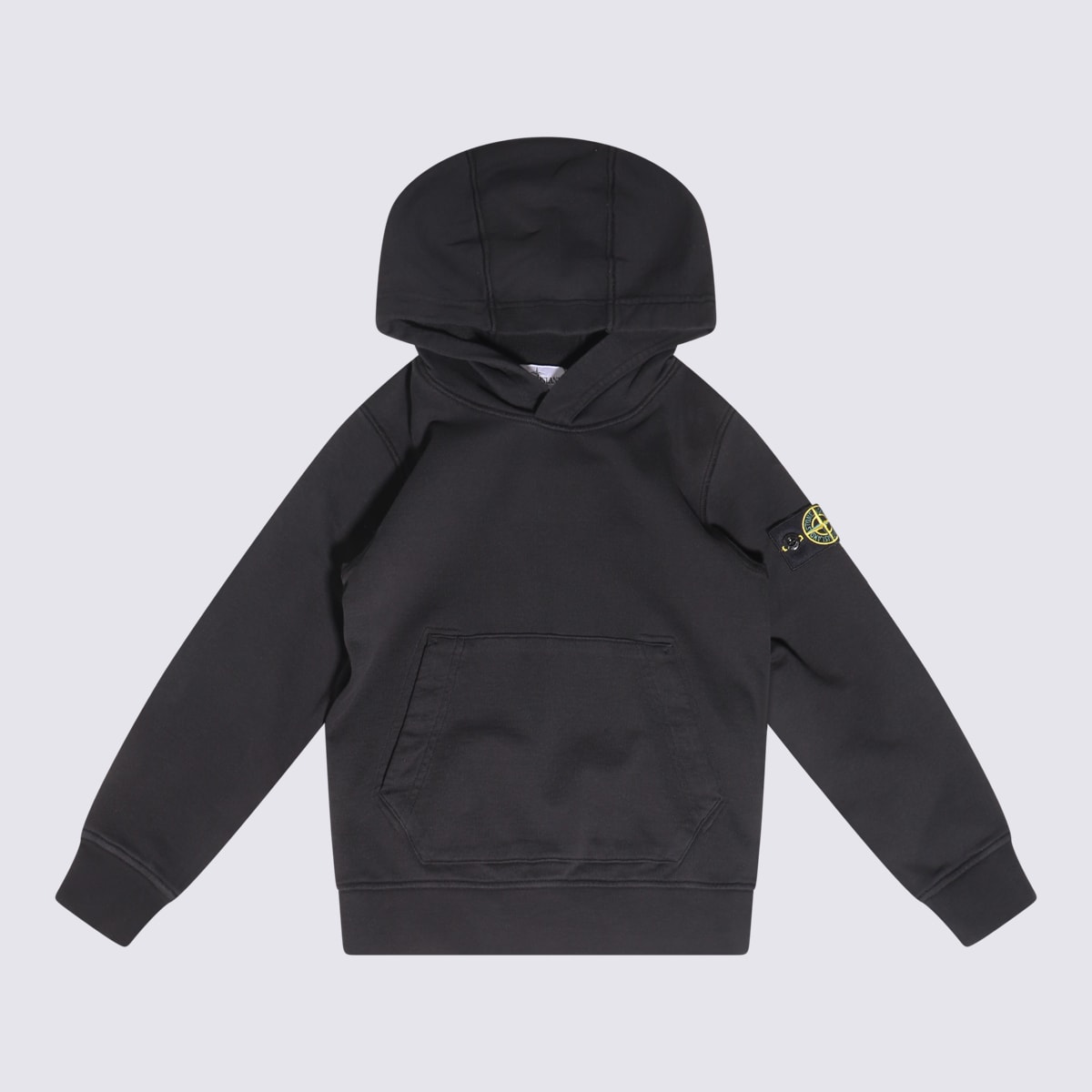 Stone Island Black Cotton Sweatshirt