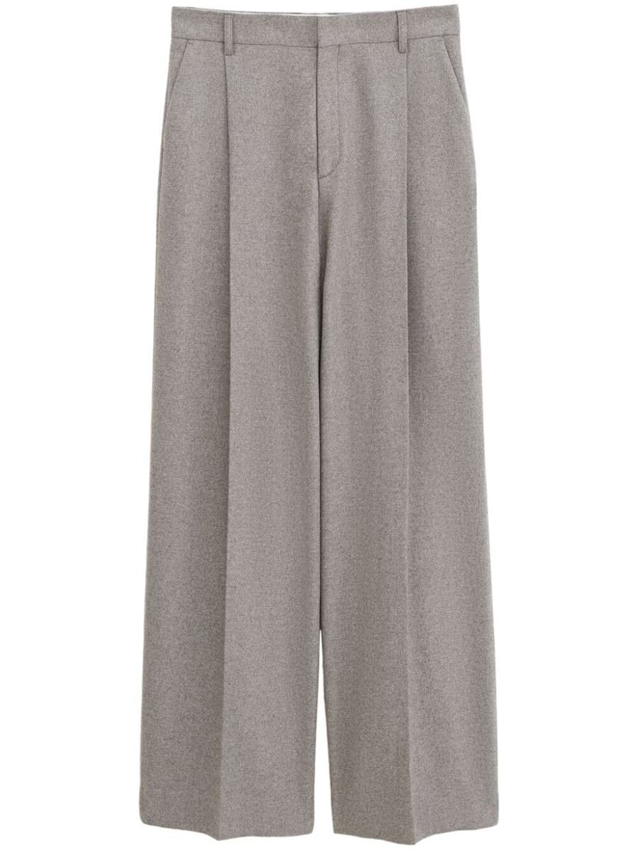 Filippa K Wide Pleated Flannel Trousers Clothing
