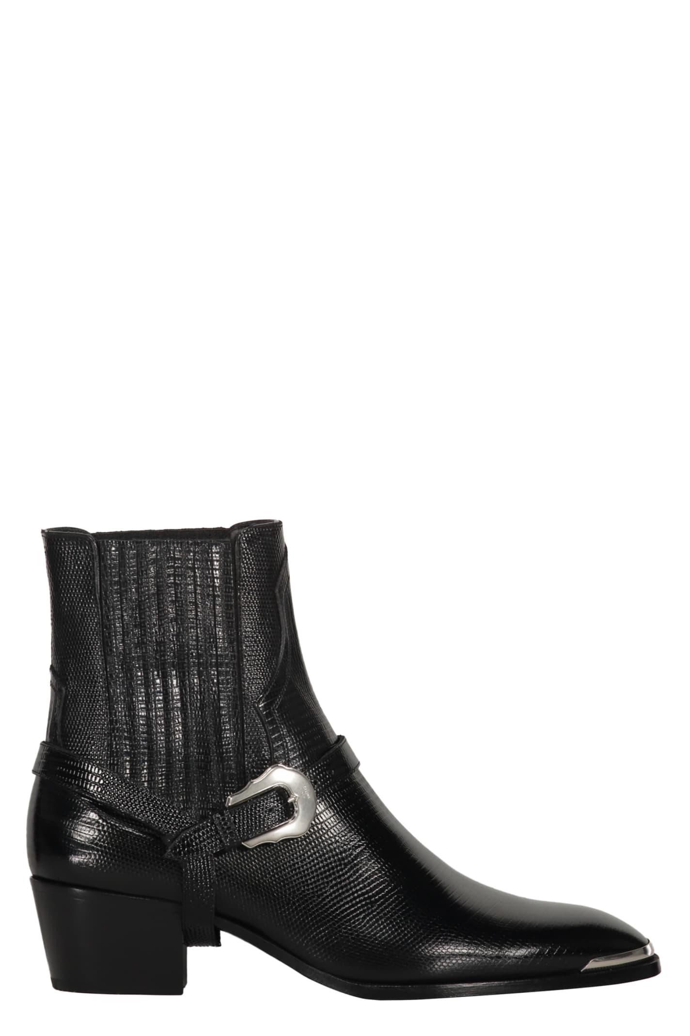 Celine Leather Chelsea Boots