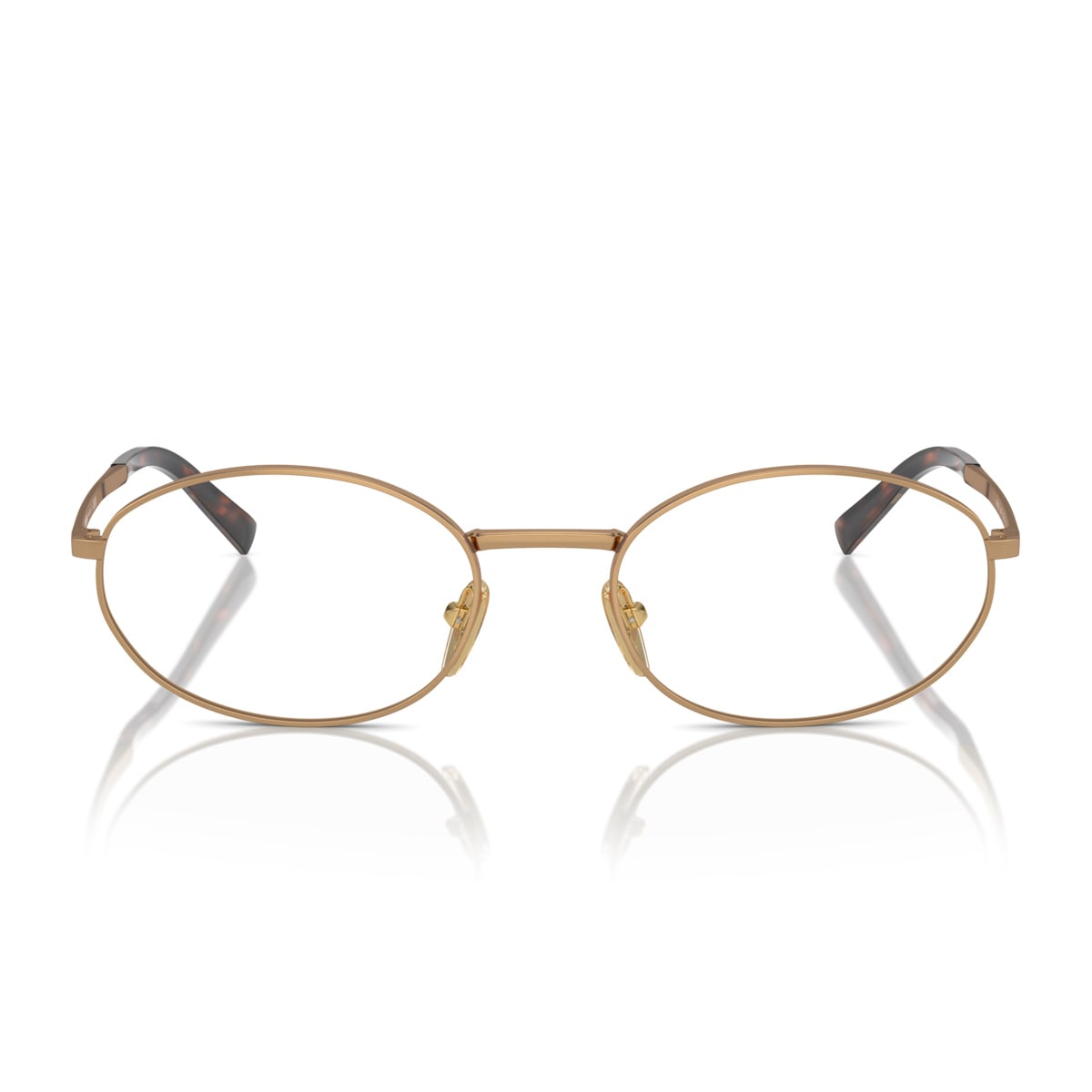 Prada Eyewear Prada Pr A57v 7oe1o1 Ottone Glasses