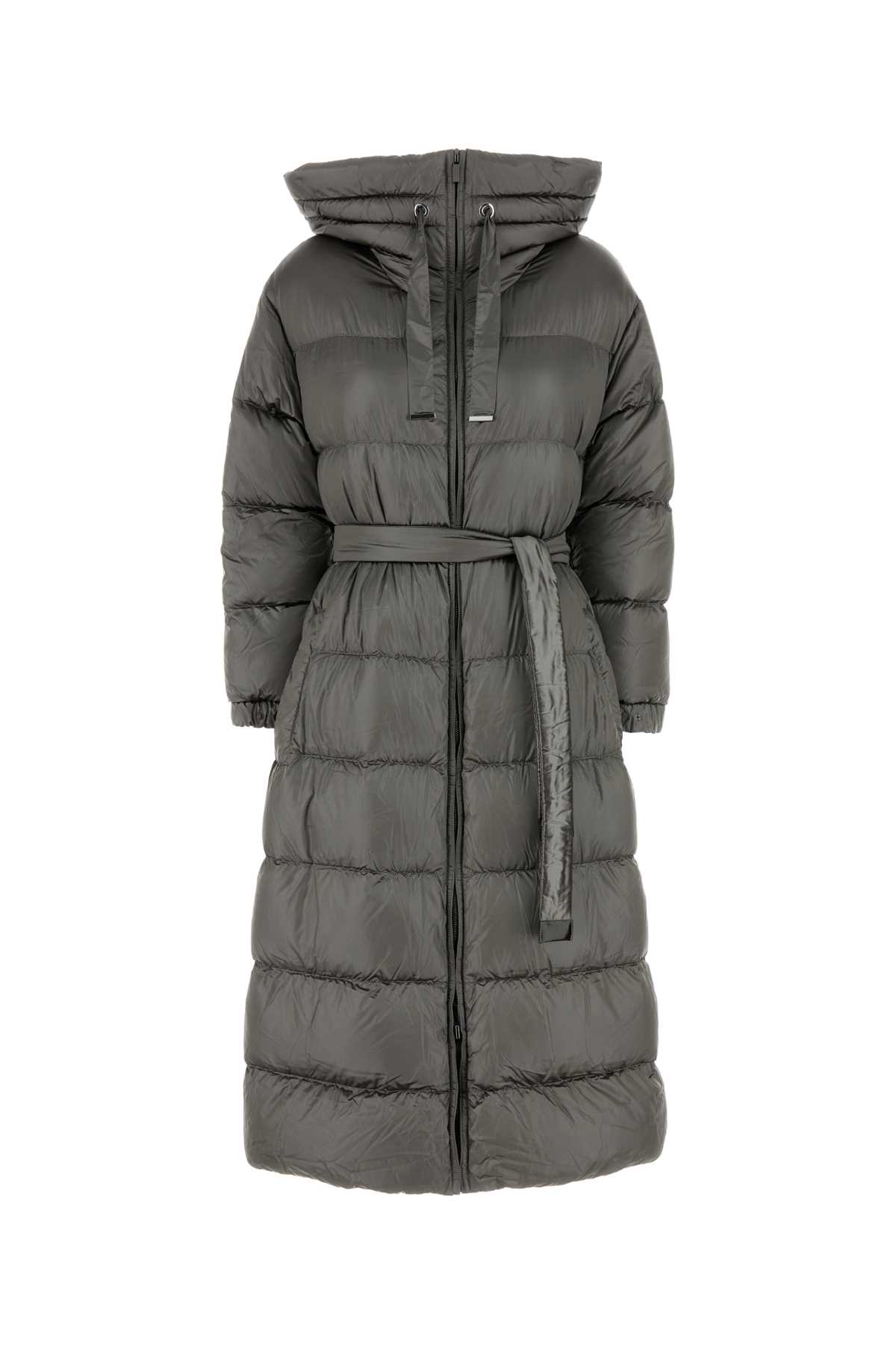Max Mara The Cube Dark Grey Nylon Spacev Down Jacket