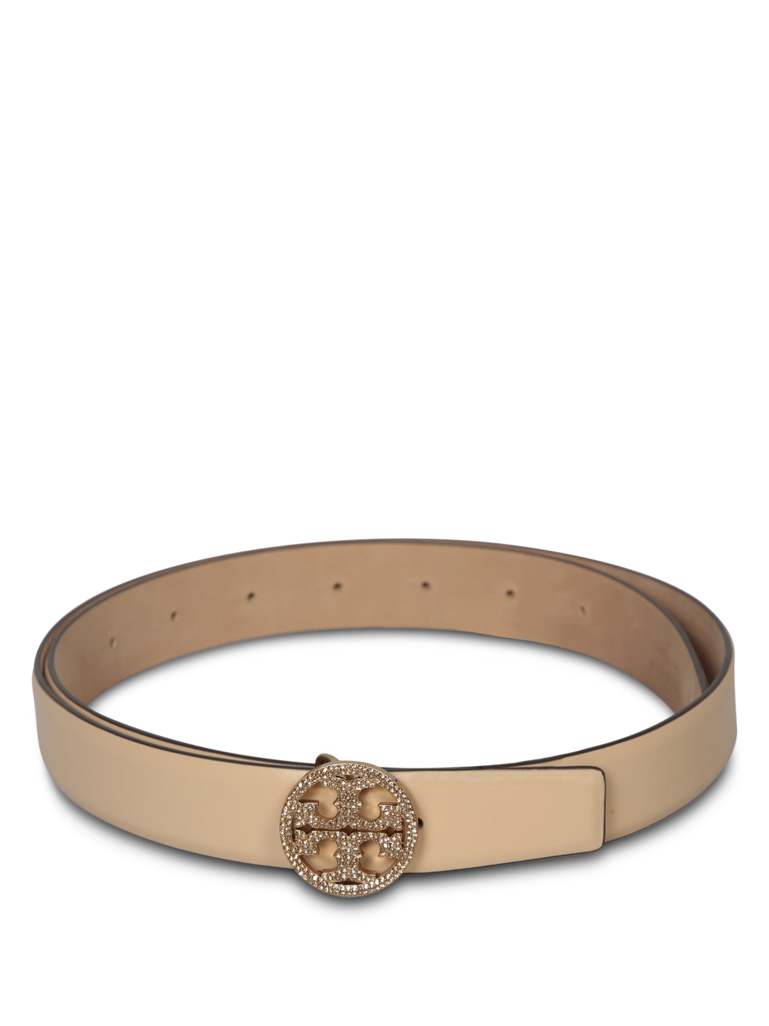 Tory Burch Miller Smooth Vanilla Belt