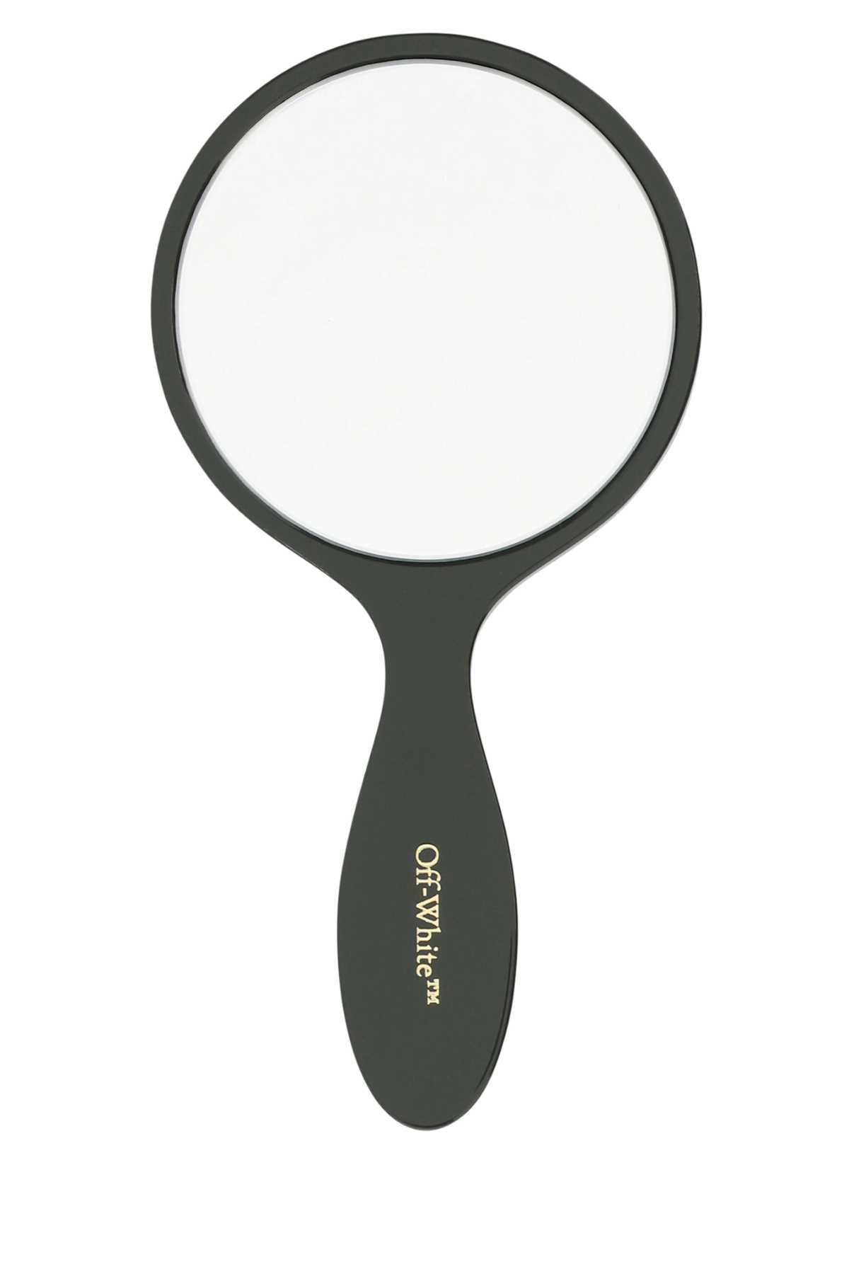 Off-White Army Green Acetate Bookish Hand Mirror