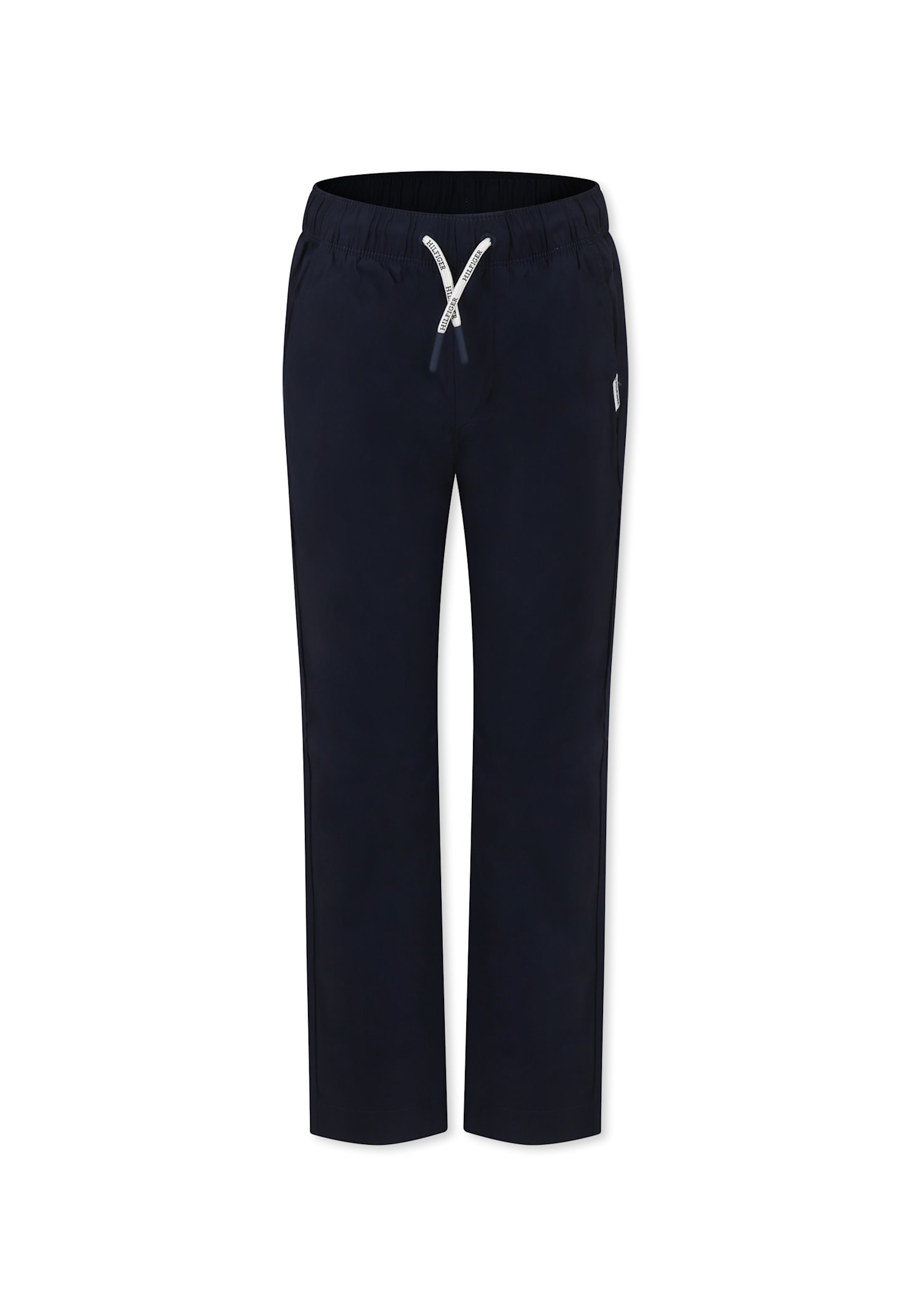 Tommy Hilfiger Blue Trousers For Boy With Flag