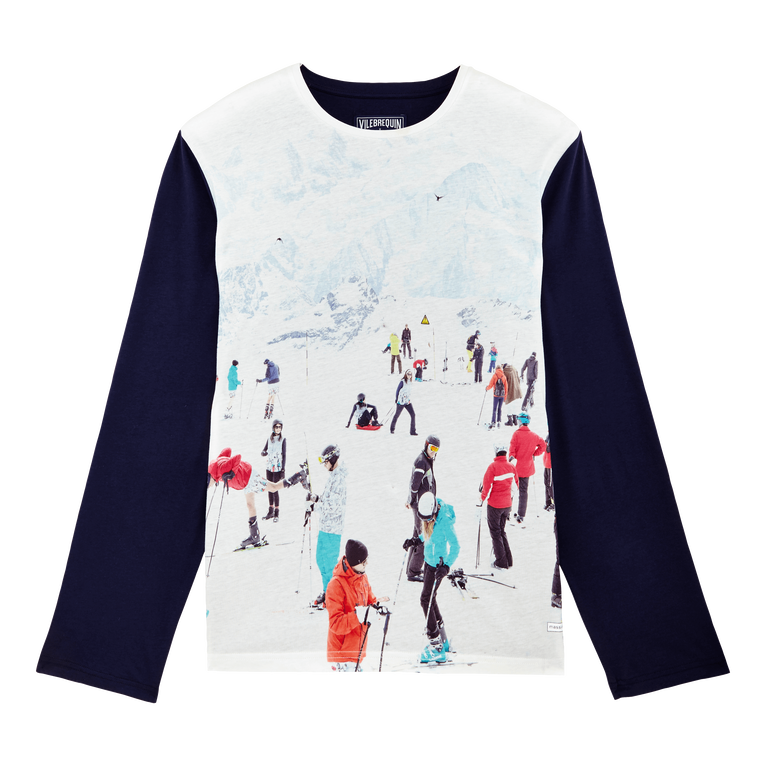 Vilebrequin Men Long Sleeves T-shirt - Tee Shirt - Talent - Blue - Size XL