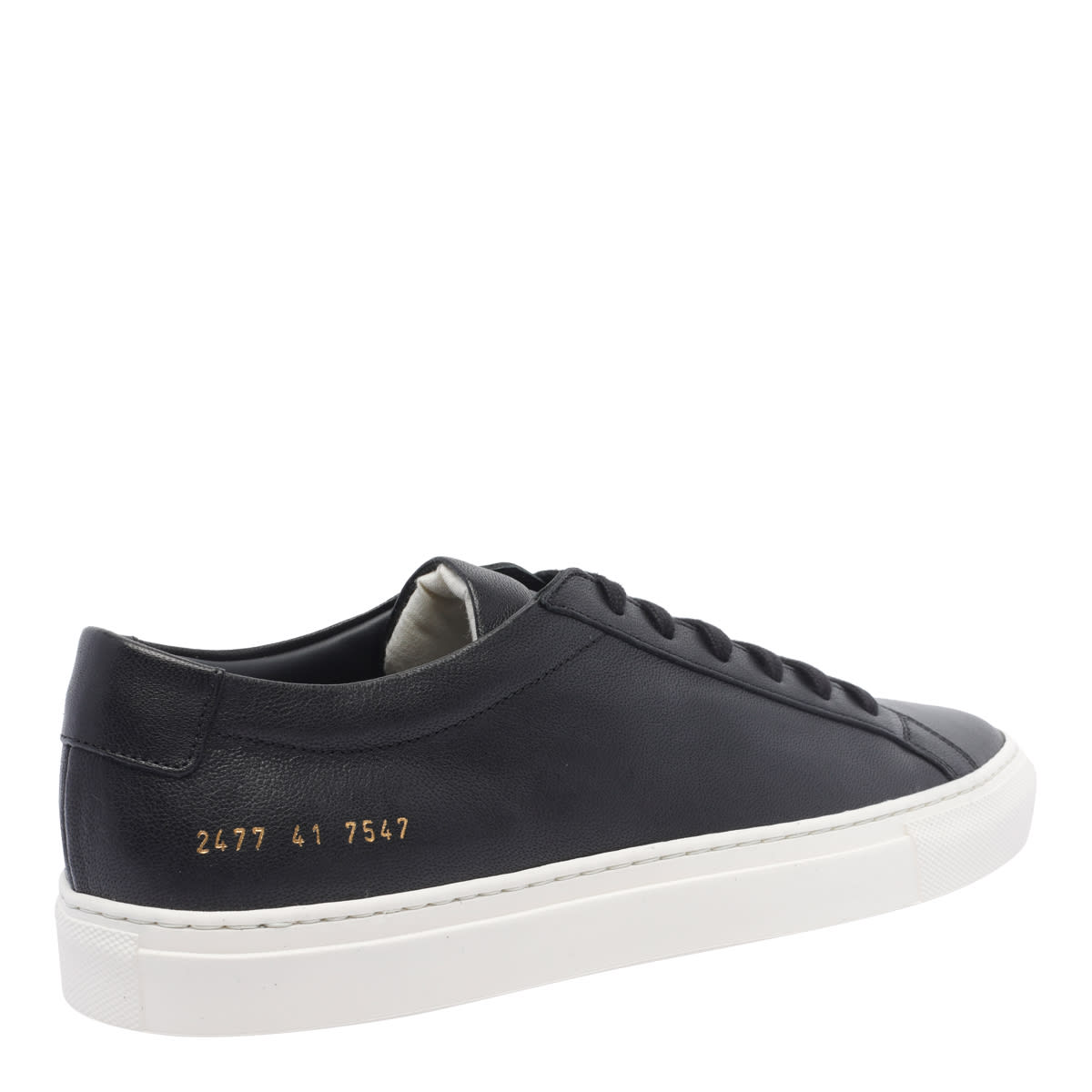 Common Projects 阿基里斯黑色皮革运动鞋