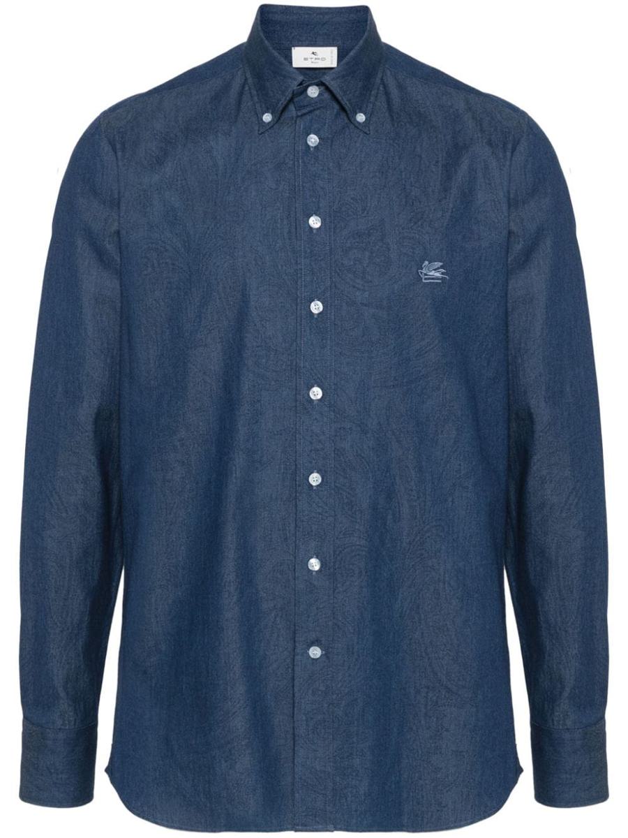 Etro Logo Cotton Shirt