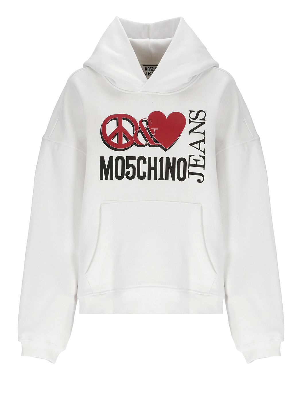M05CH1N0 Jeans Peace & Love Hoodie