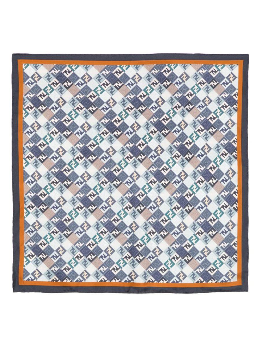 Fendi Micro Ff Silk Foulard Accessories