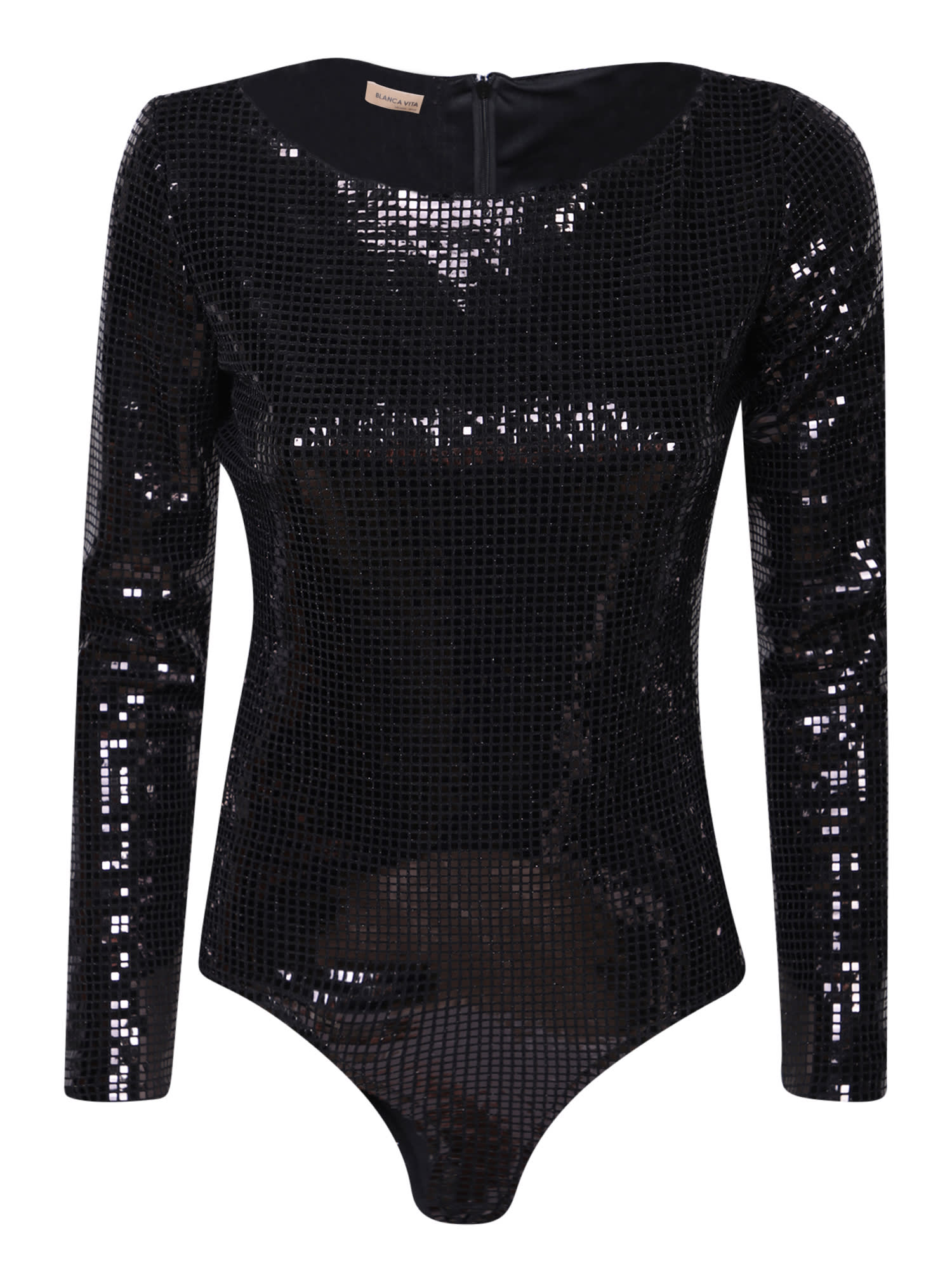 Blanca Vita Bromelia Black Bodysuit