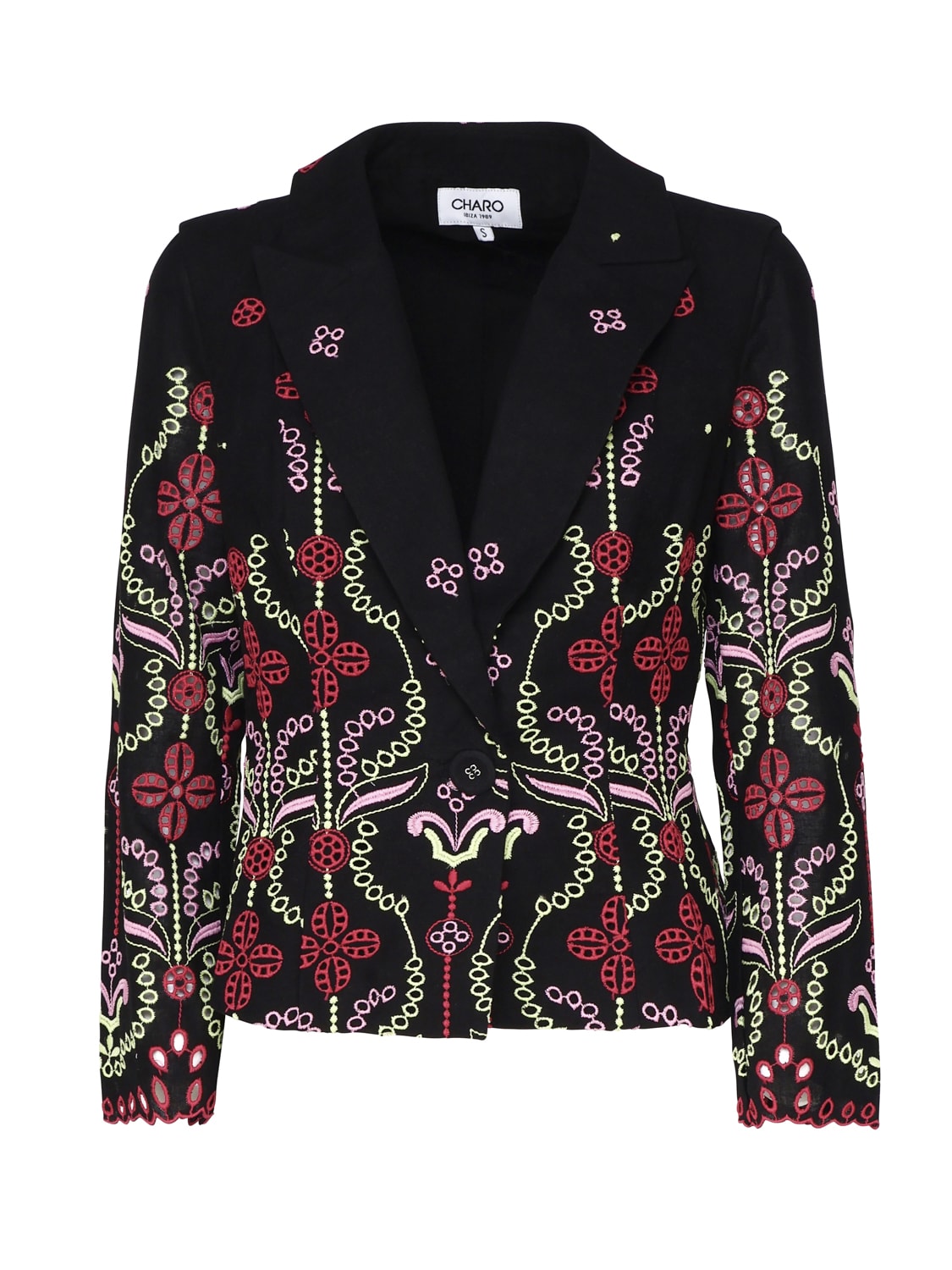 Charo Ruiz Kira Jacket In Cotton And Linen Blend