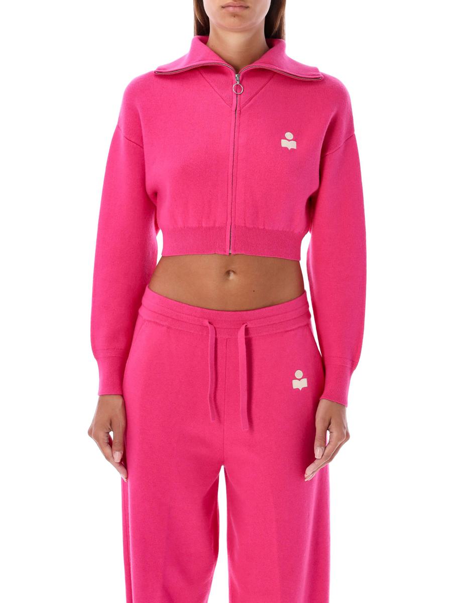Isabel Marant Étoile Oxane Zip Cropped Cardigan