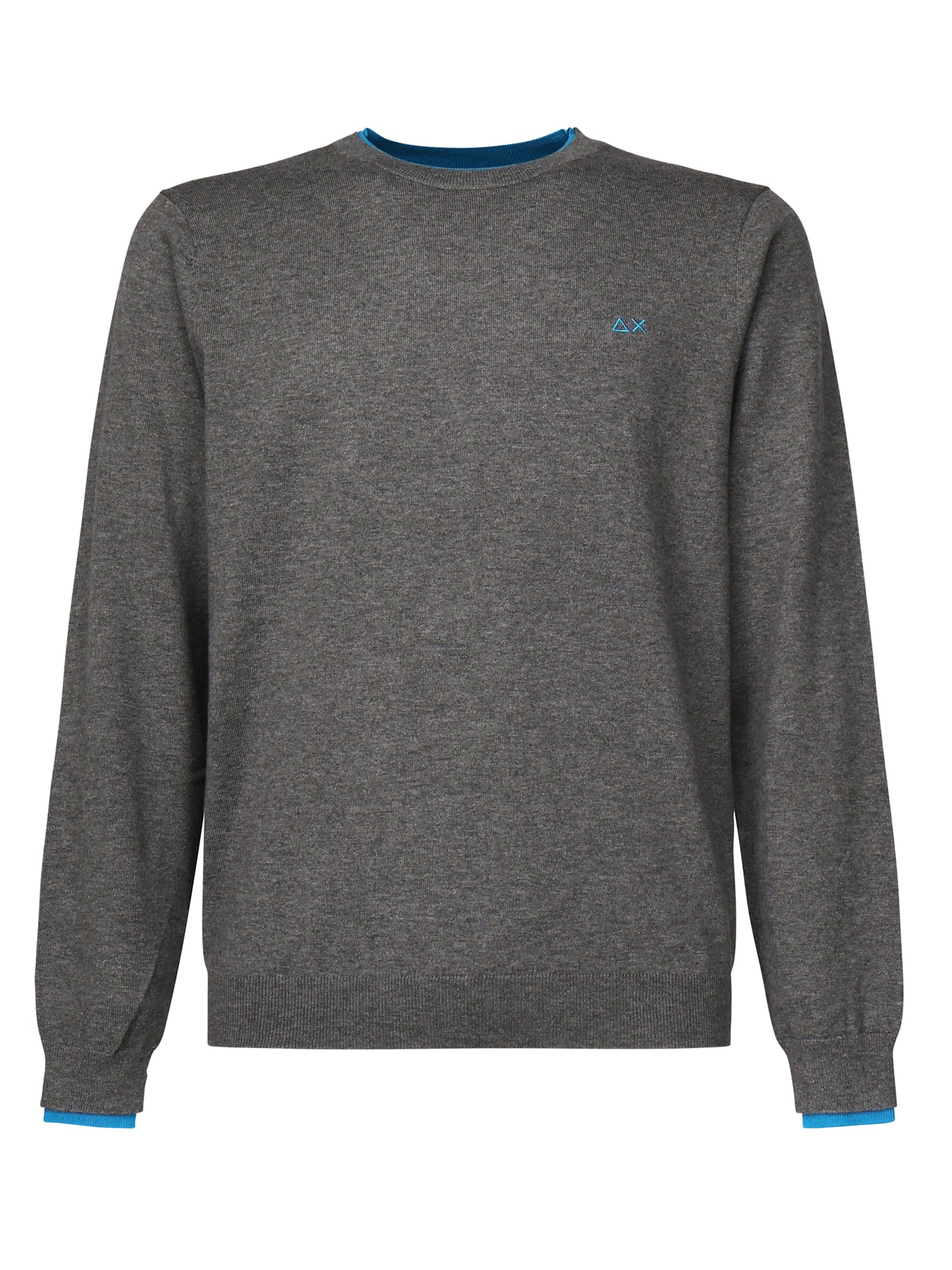 Sun 68 Sweater With Contrasting Logo