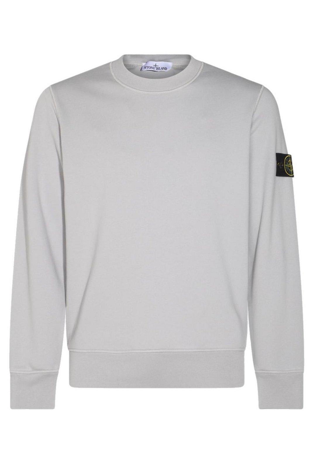 Stone Island 指南针徽章圆领卫衣