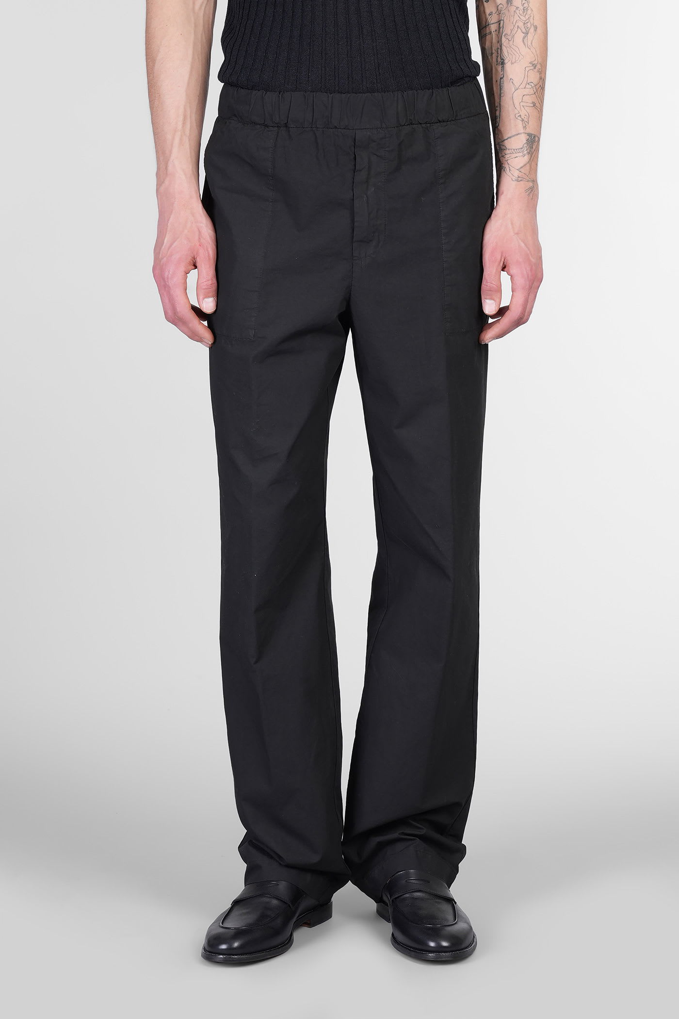 Mauro Grifoni Pants In Black Cotton