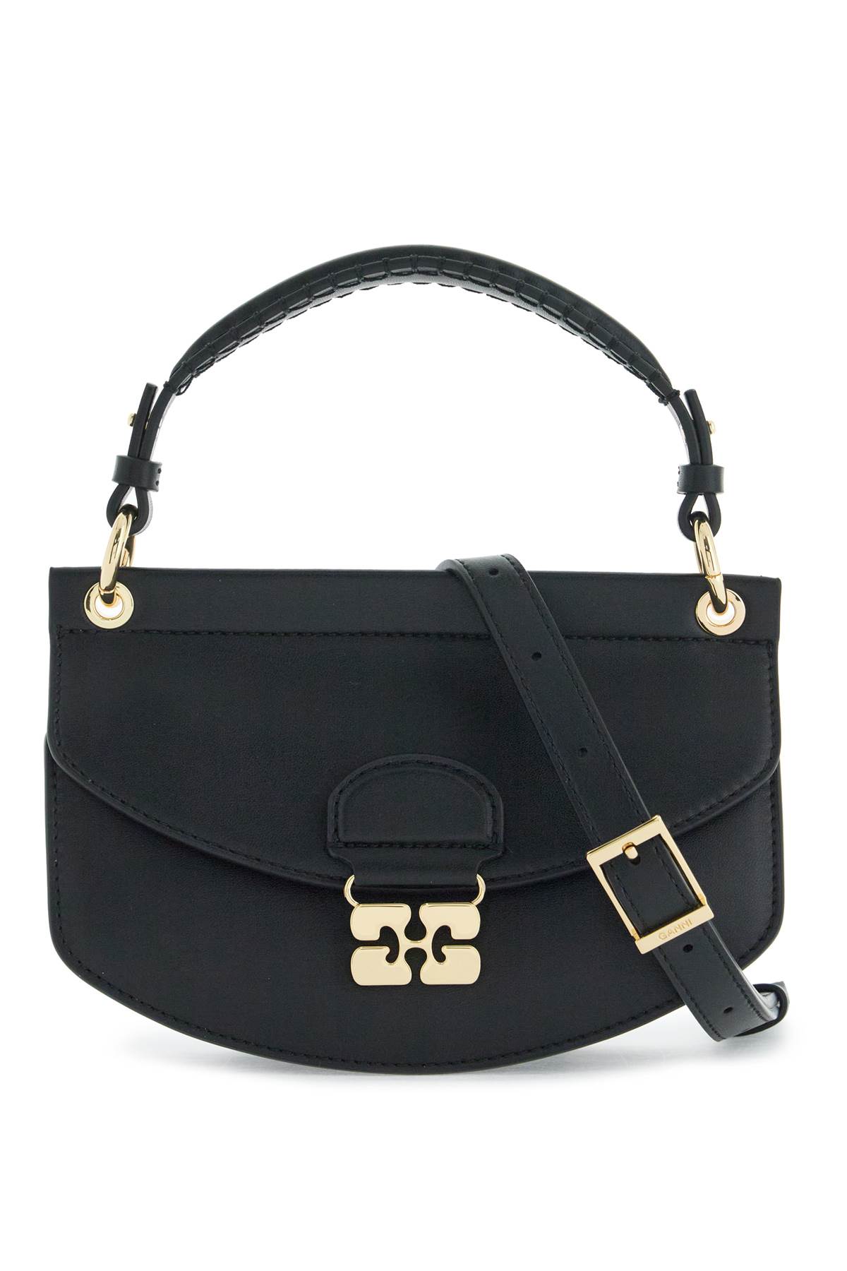 Ganni Black Shoulder Bag