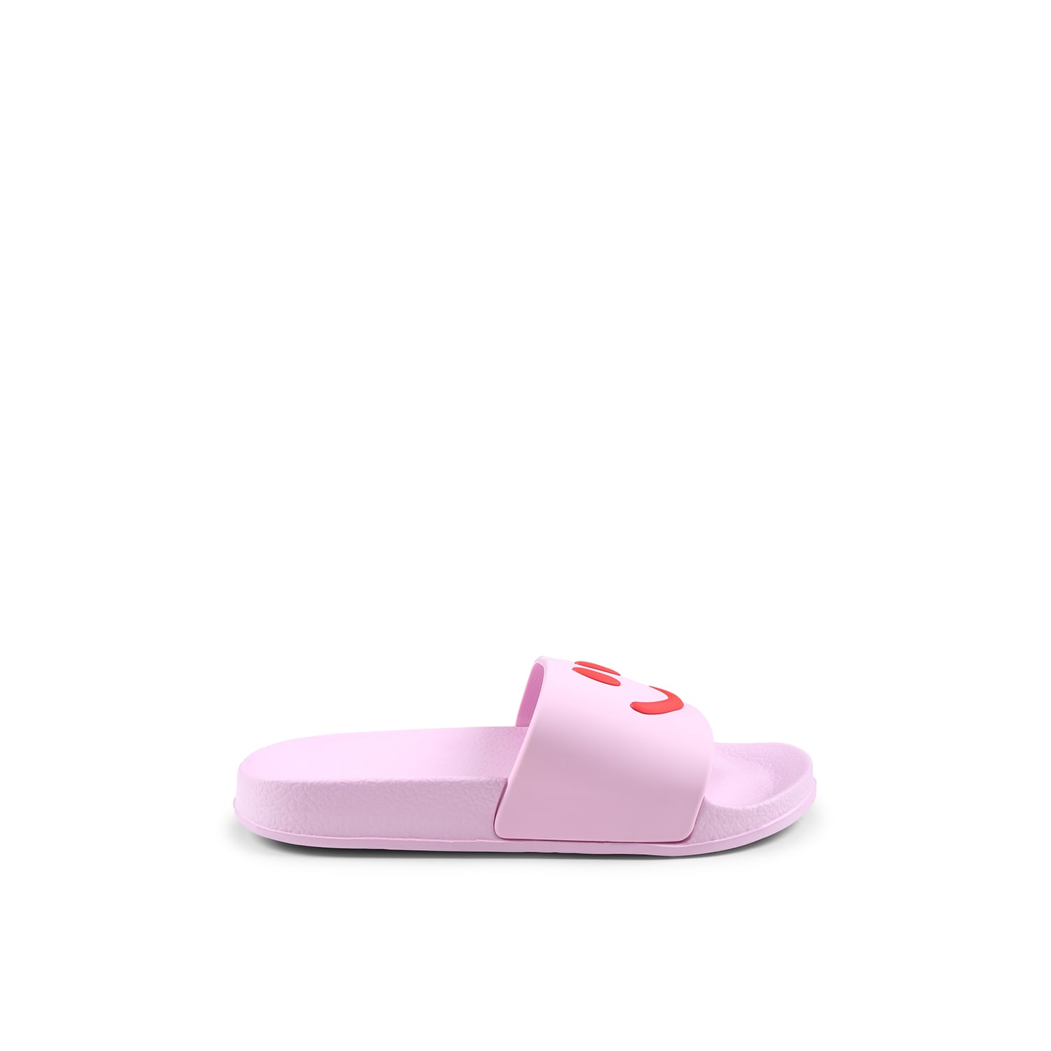 Molo Pink Slippers For Girl With Smiley