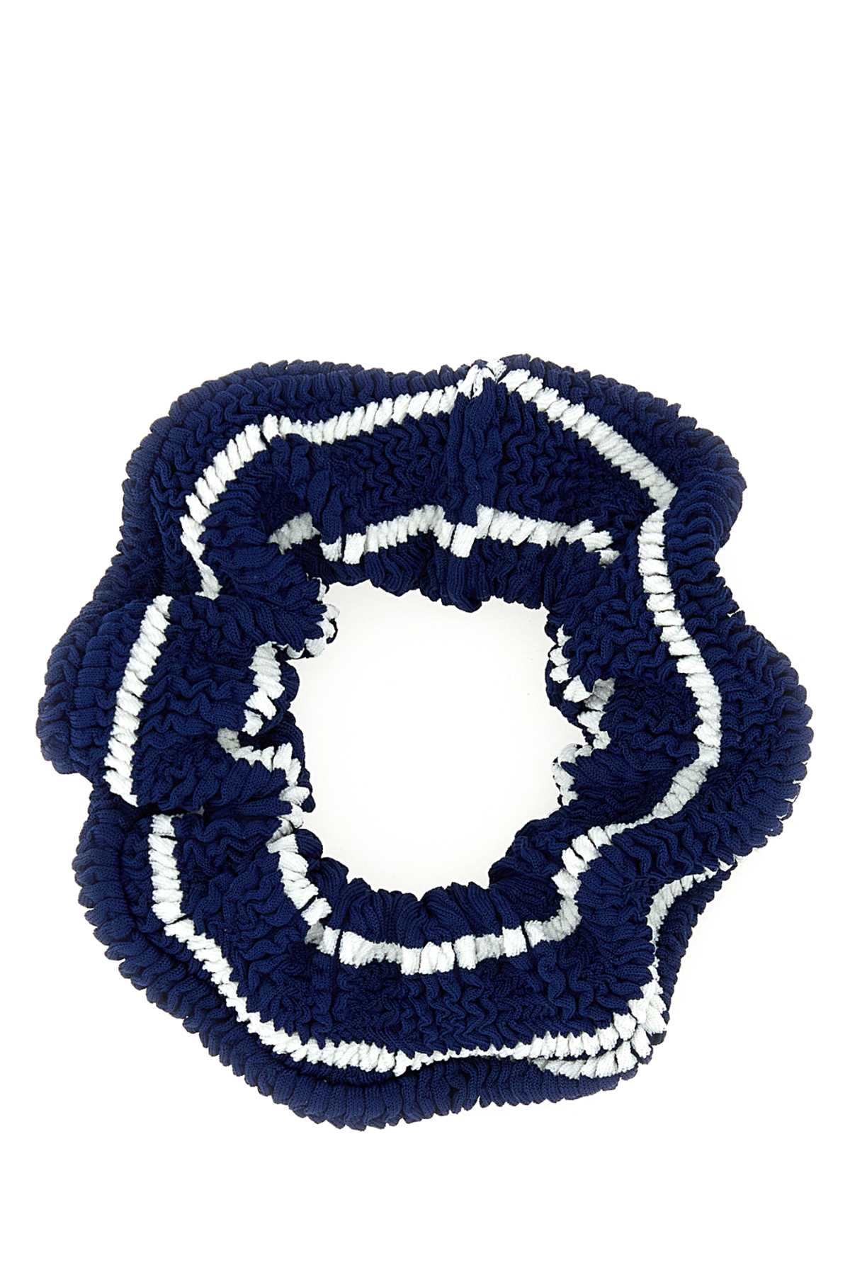 Hunza G Two-tone Fabric Scrunchie