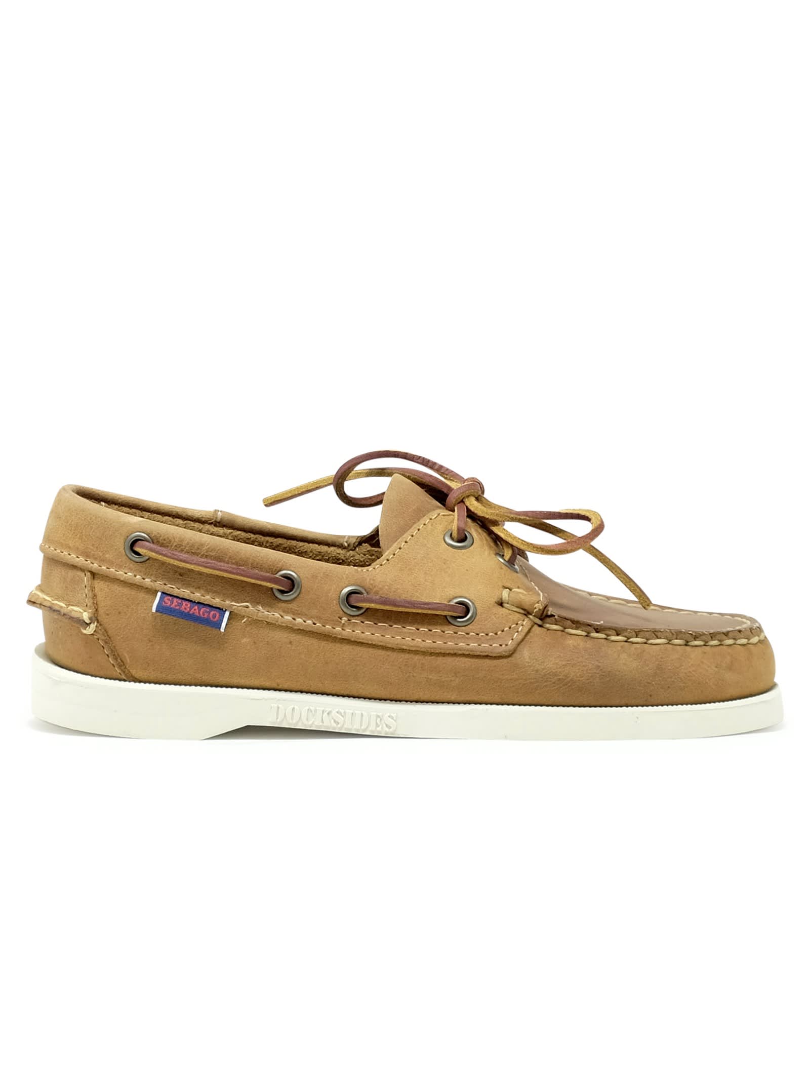 Sebago Portland 棕色磨砂皮乐福鞋