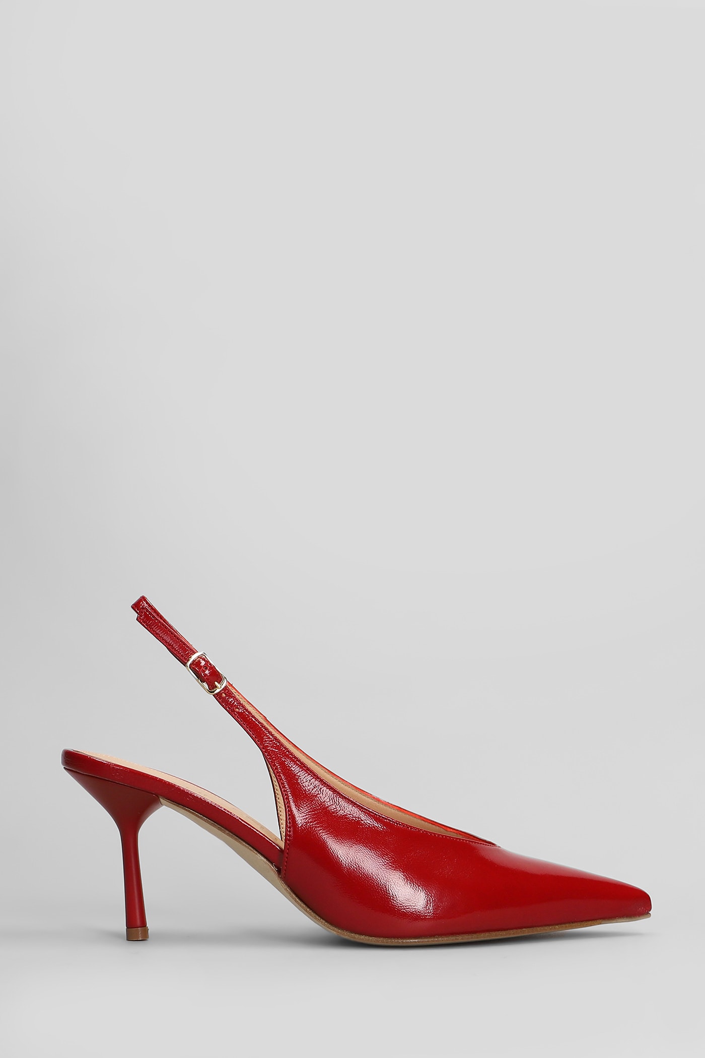 The Seller Pumps In Red Leather
