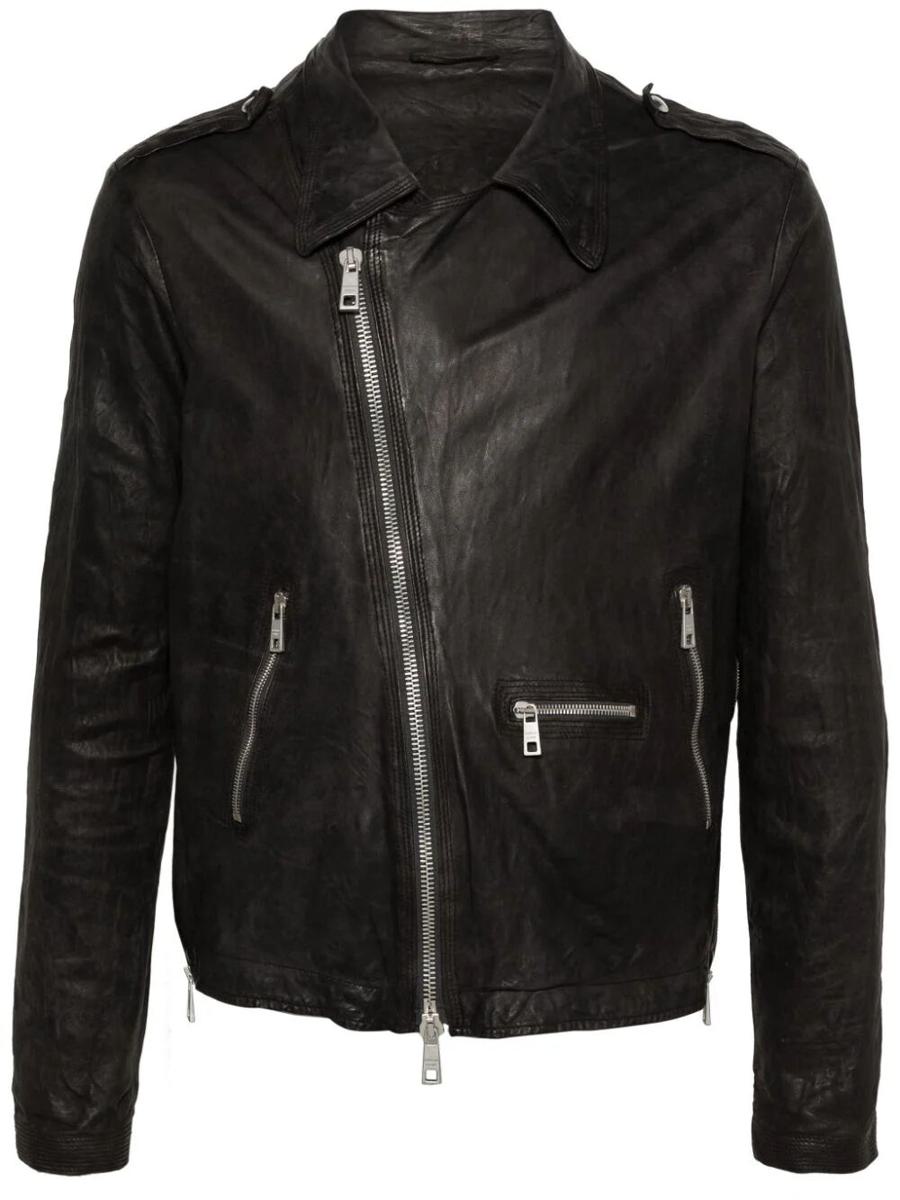 Giorgio Brato Biker Jacket Clothing