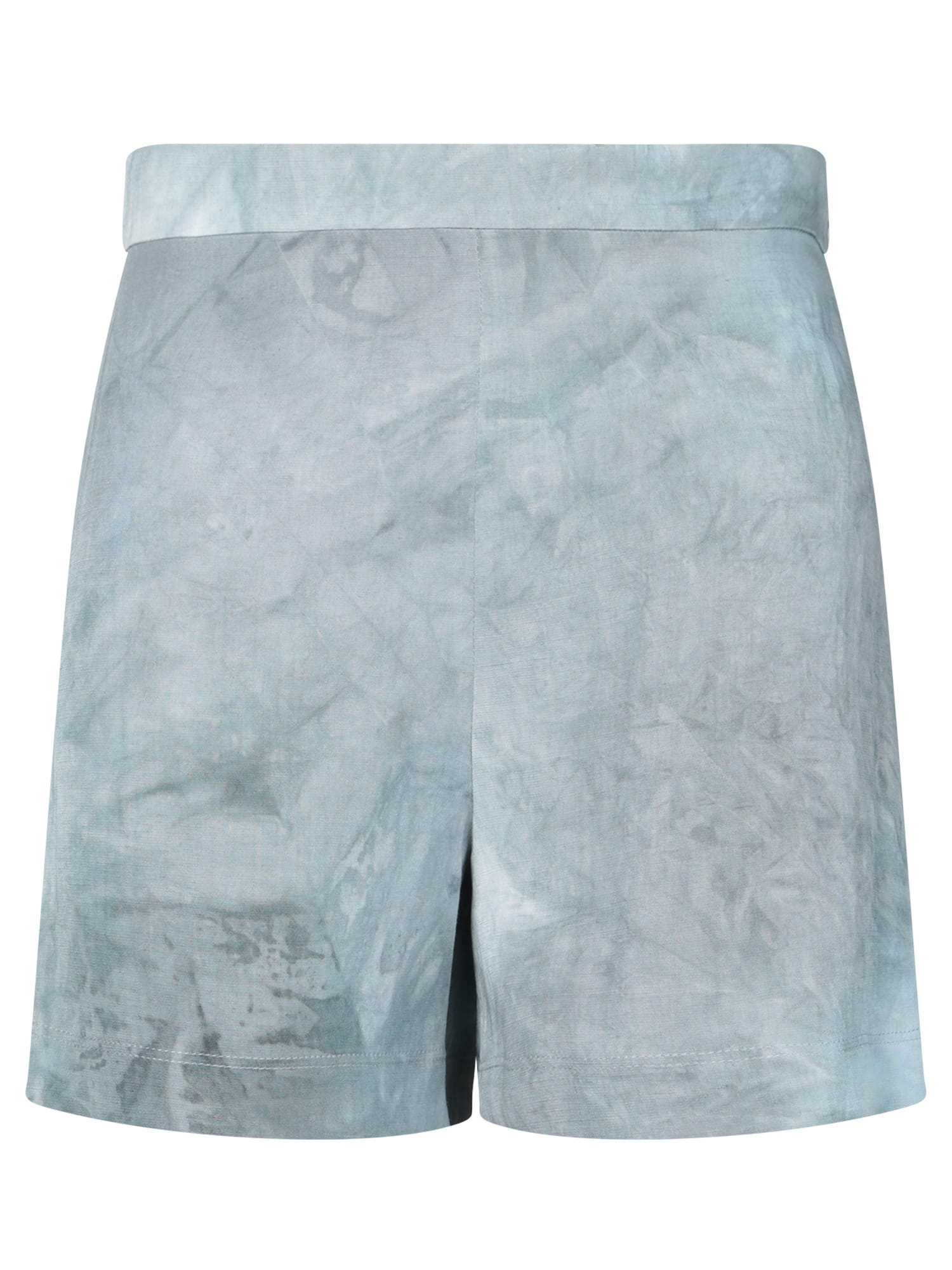 IRO Kewou Linen Shorts In Sky Blue