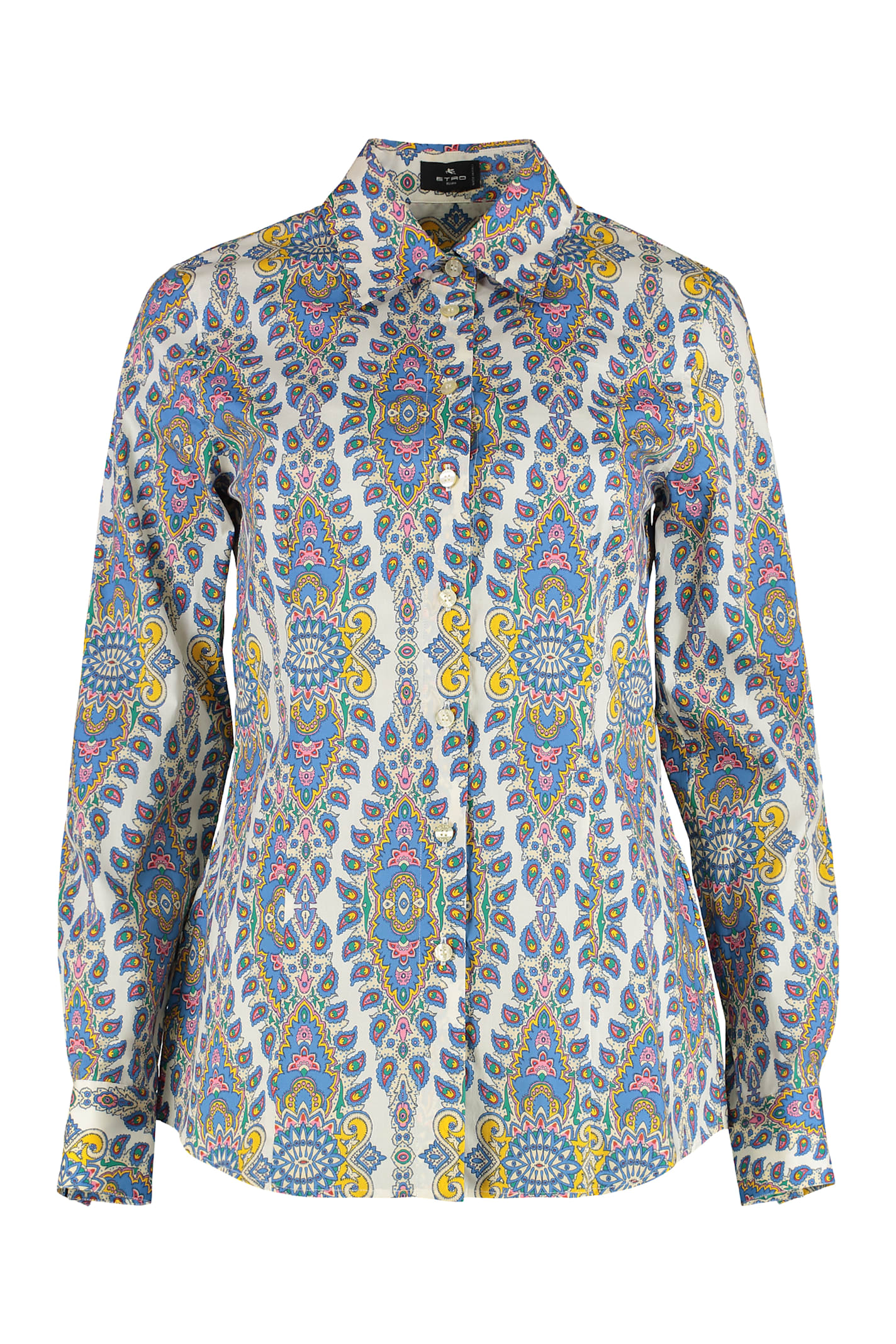 Etro Printed Cotton Poplin Shirt