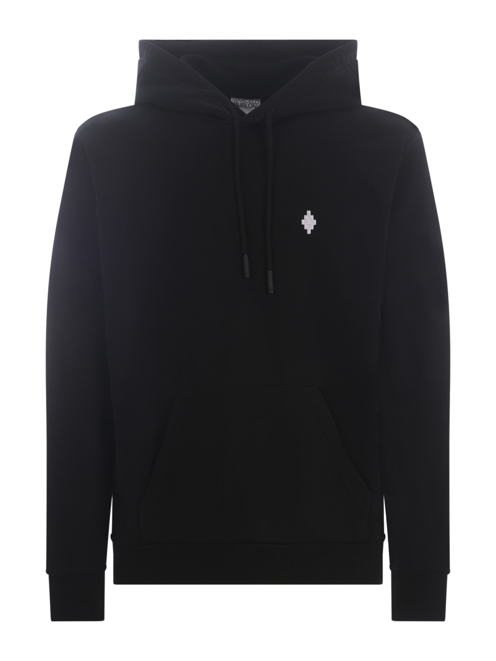 Marcelo Burlon Hooded Sweatshirt cross In Cotton